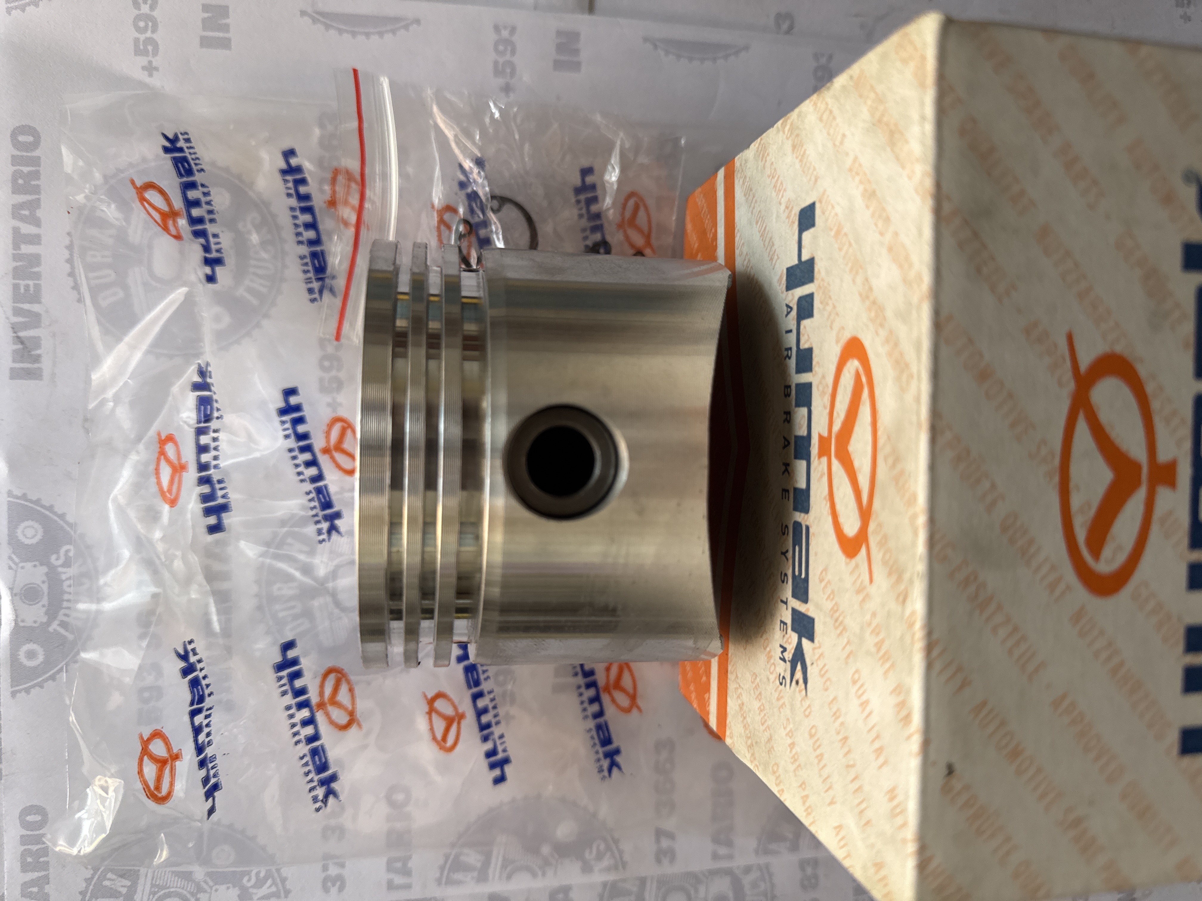 PISTON DE COMPRESOR STD 80mm PARA RINES 2.5x2.5x4 VW 8-150 / 9-150 / 13-170 / 17-250 / 24-250 MOTOR CUMMINS ISBE FORD CARGO 815 