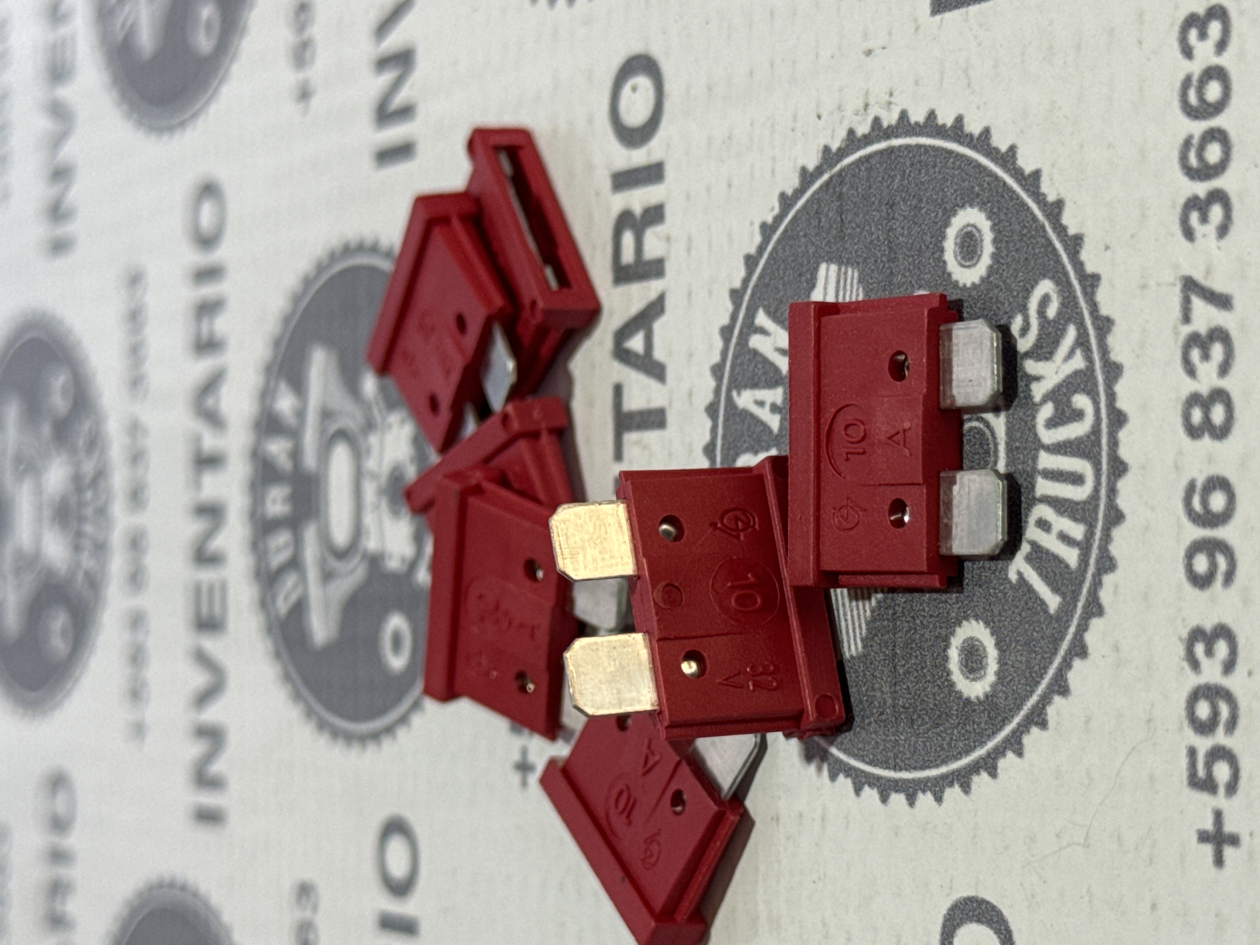 FUSIBLES 10 AMP COLOR ROJO
