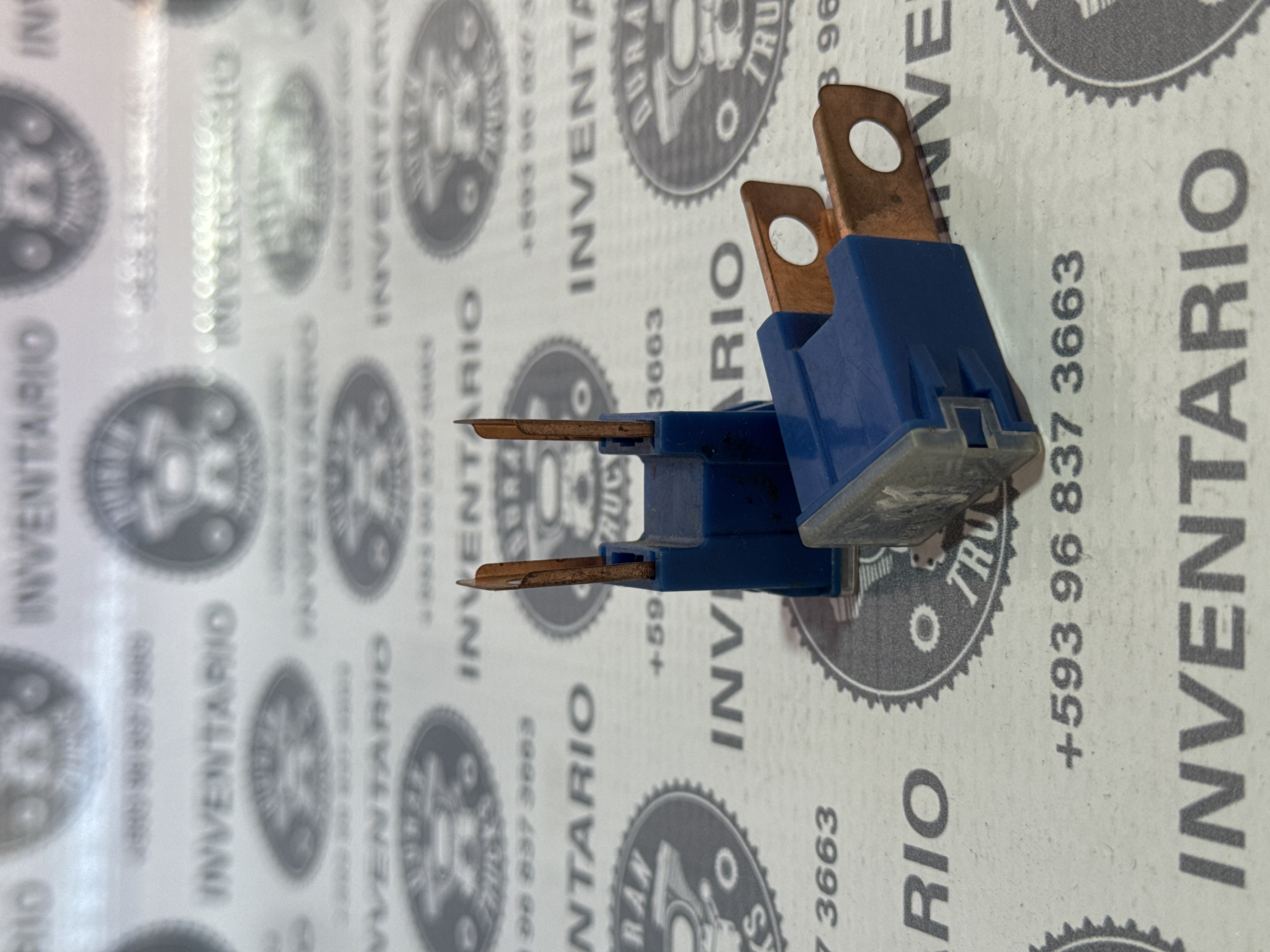 FUSIBLE GRANDE TERMICO DE 100 AMP COLOR AZUL