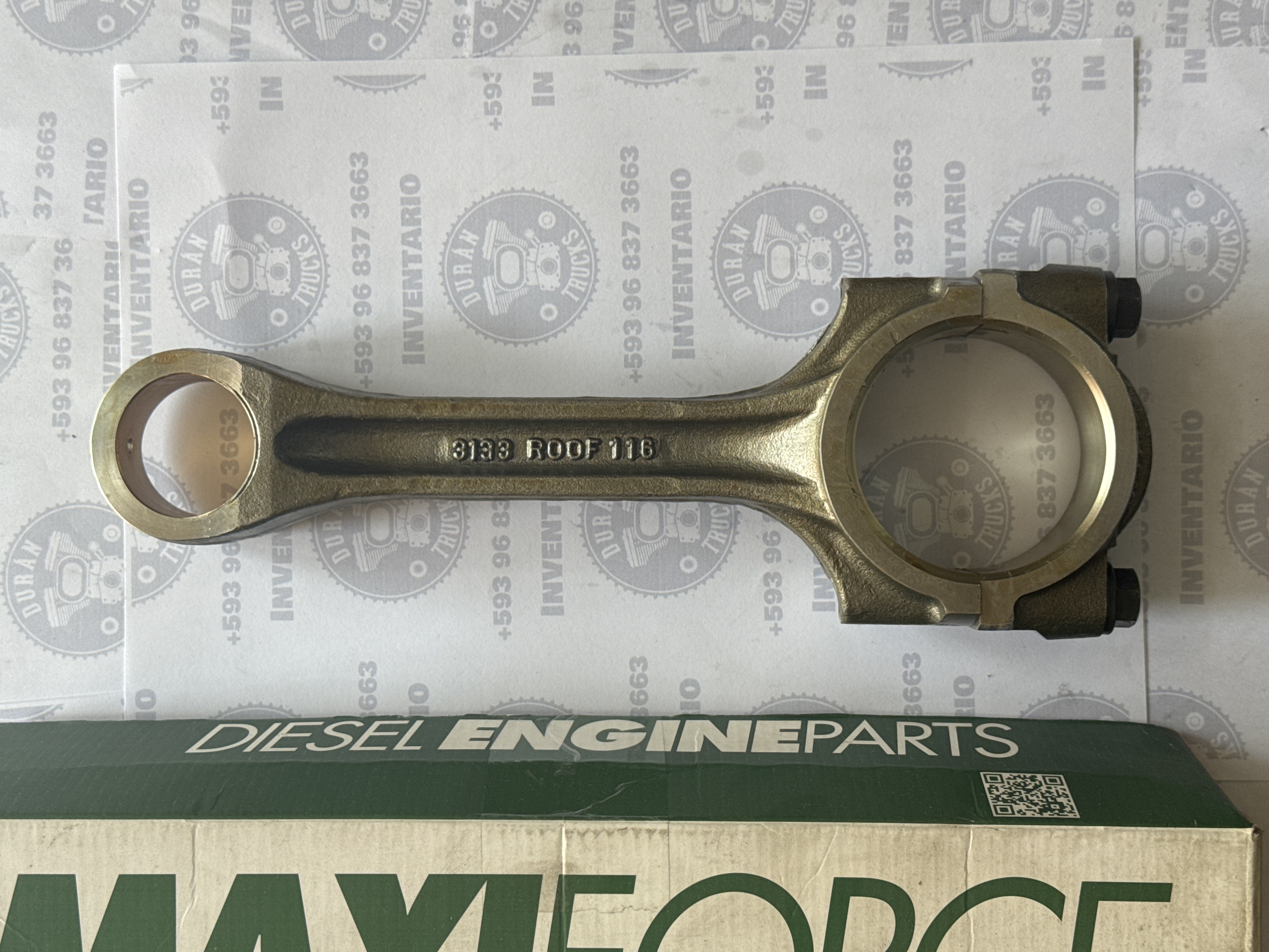 BRAZO DE BIELA DE MOTOR CATERPILLA 3054 3056 CAT 420 D  CHAPAS DE CUÑA PARA LA SERIE 1000 MOTORES PERKINS