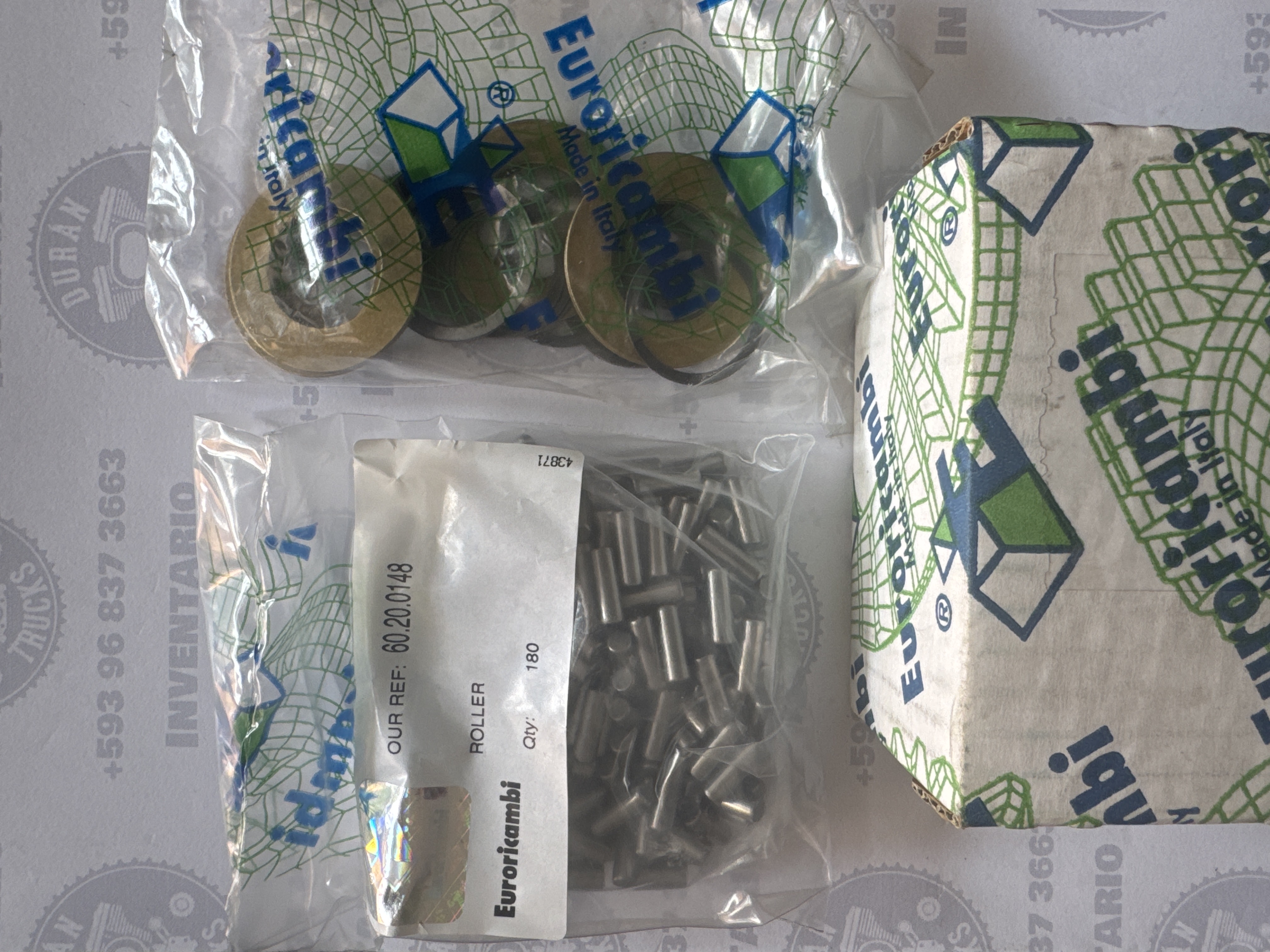 KIT DE PALILLOS DE PIÑONES DE LA DOBLE HINO GH MB (vienen 180 palillos 10 arandelas bronce 5 seguros 15 rodelas finas