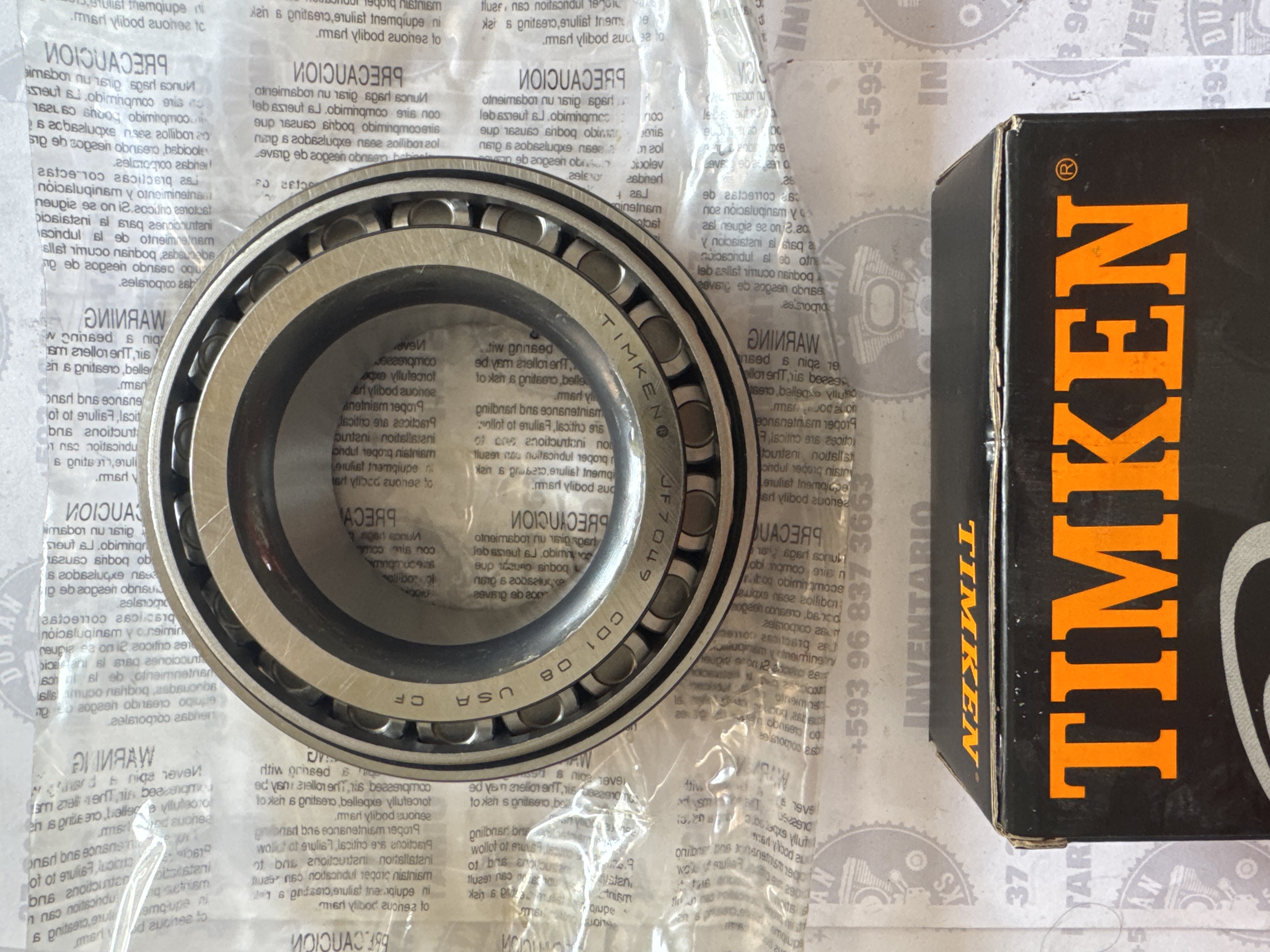 RODILLO DE RUEDA DELANTERA KODIAK T2ED 070/QCLN / T2ED 070/QCLNVB061 / 18 2840 / 18 2860