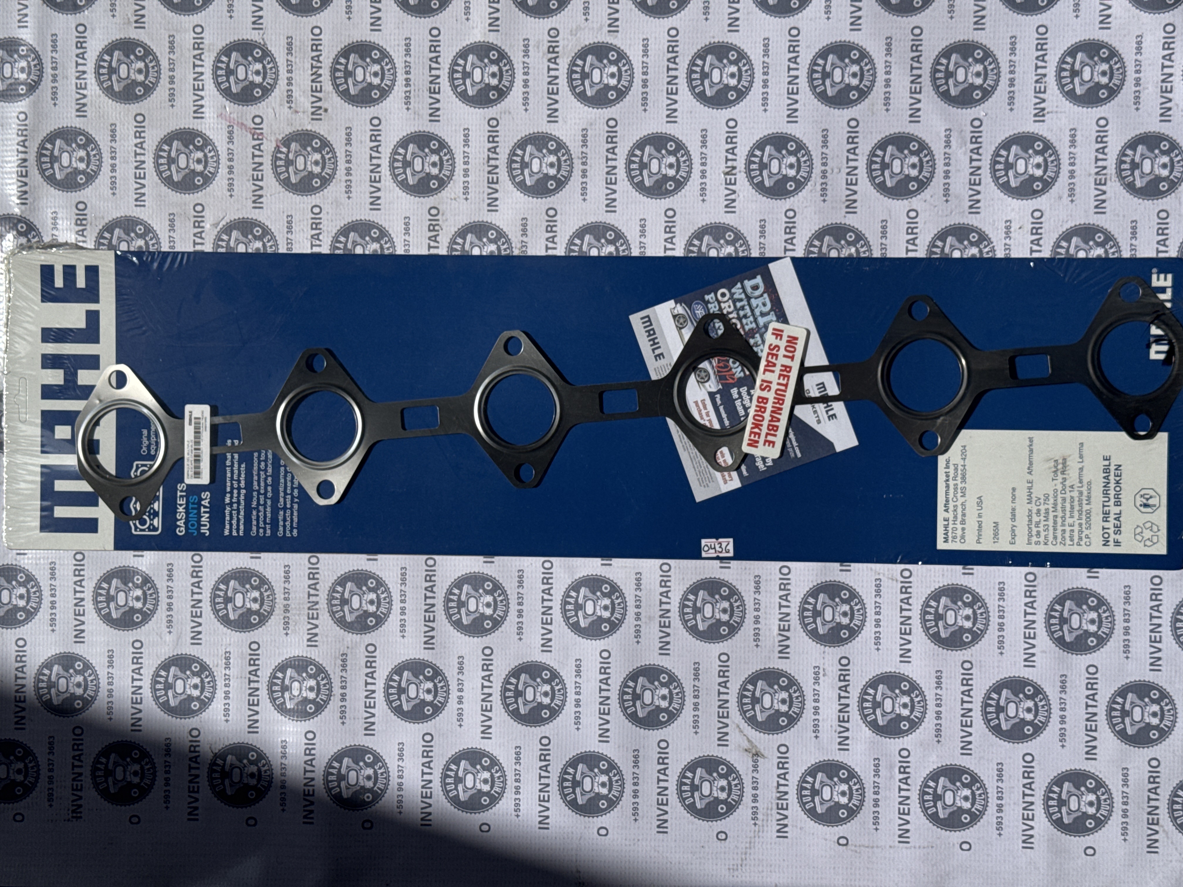 EMPAQUE DEL MULTIPLE DEL ESCAPE INTERNATIONAL DT466 AÑO 93-2015