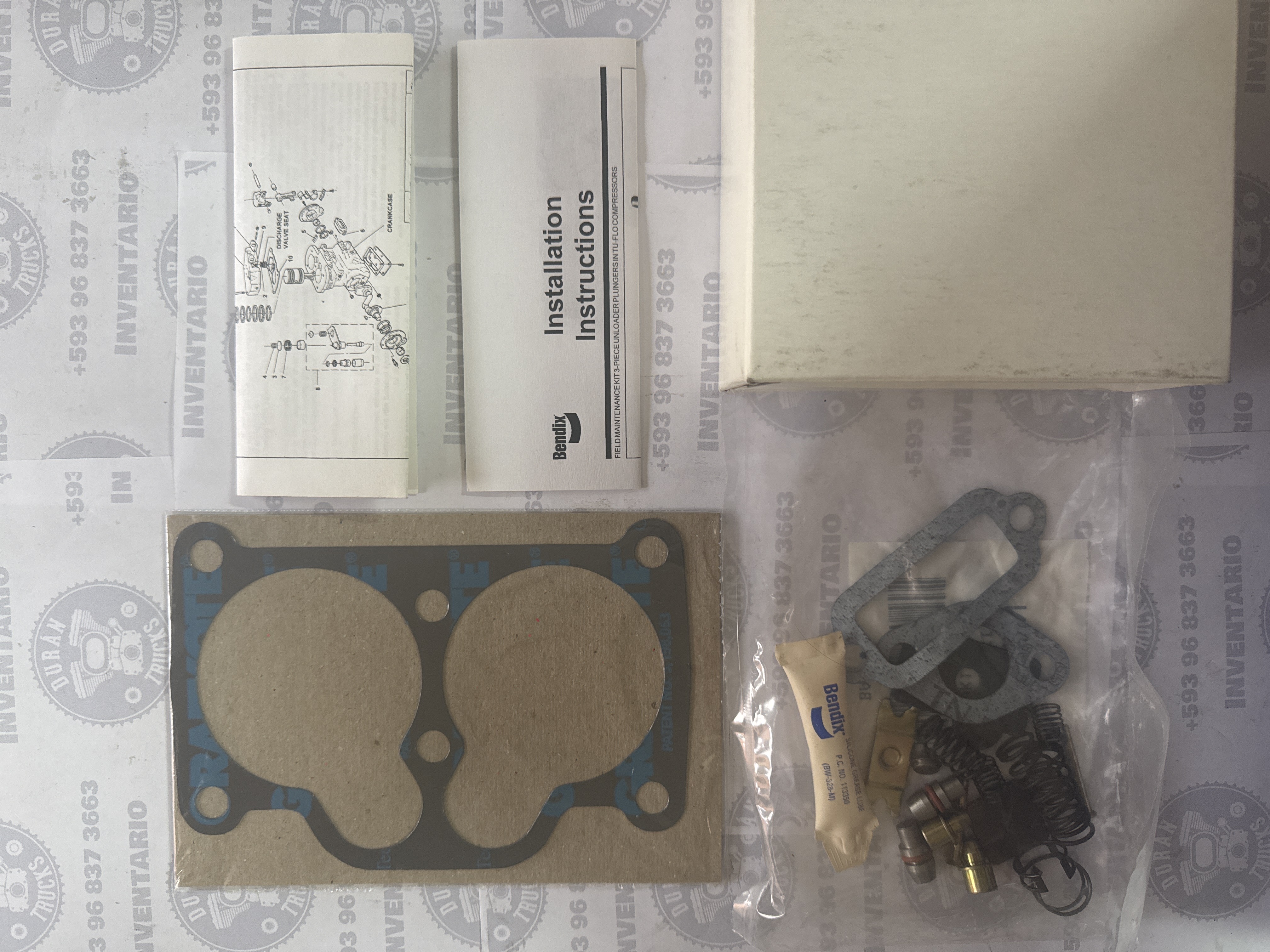KIT DE EMPAQUES Y VALVULAS COMPRESOR TUFLO 501