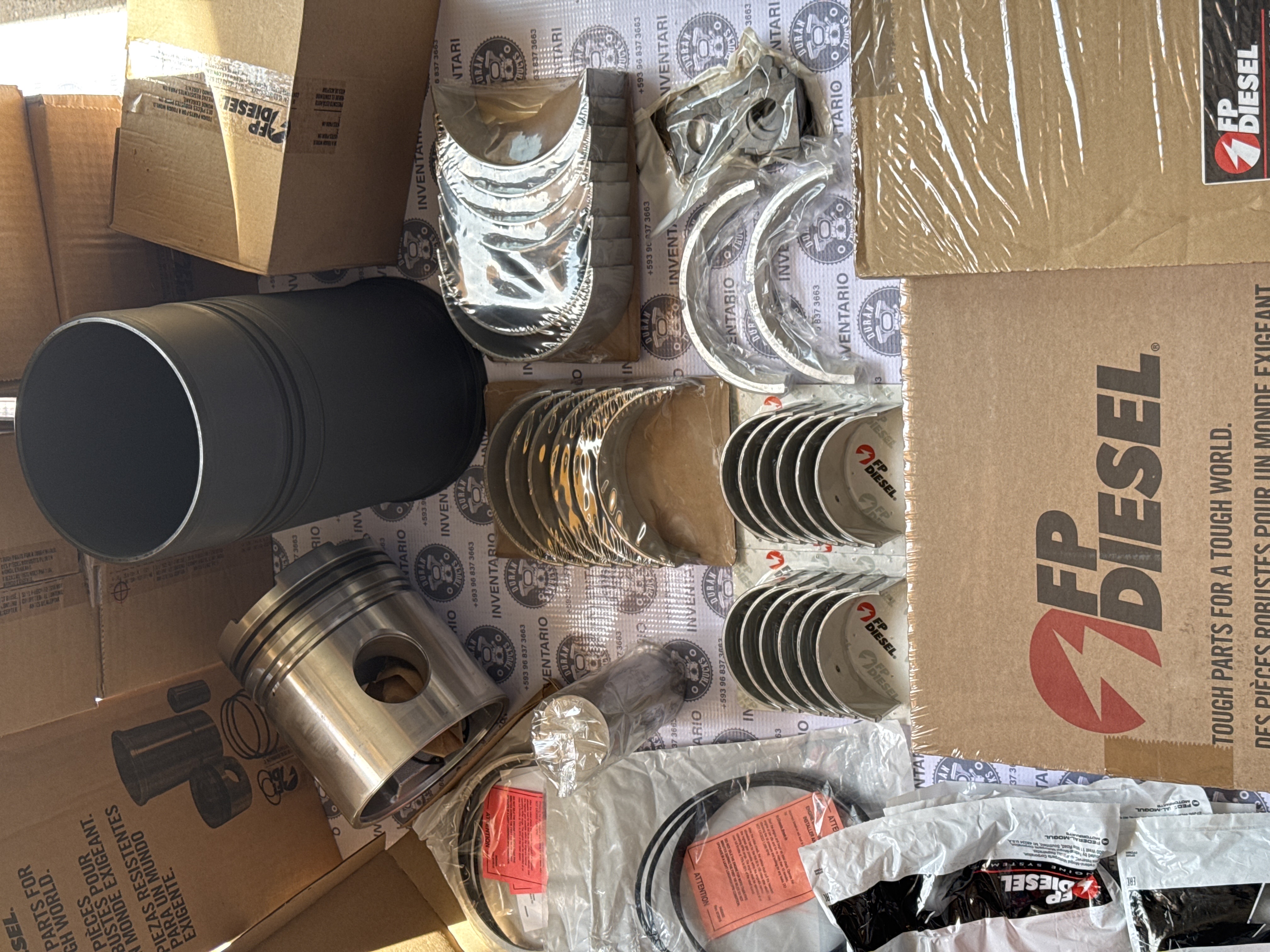 HOVERHOULD MOTOR CUMMINS NTC CPL 625 PISTON REFORZADO