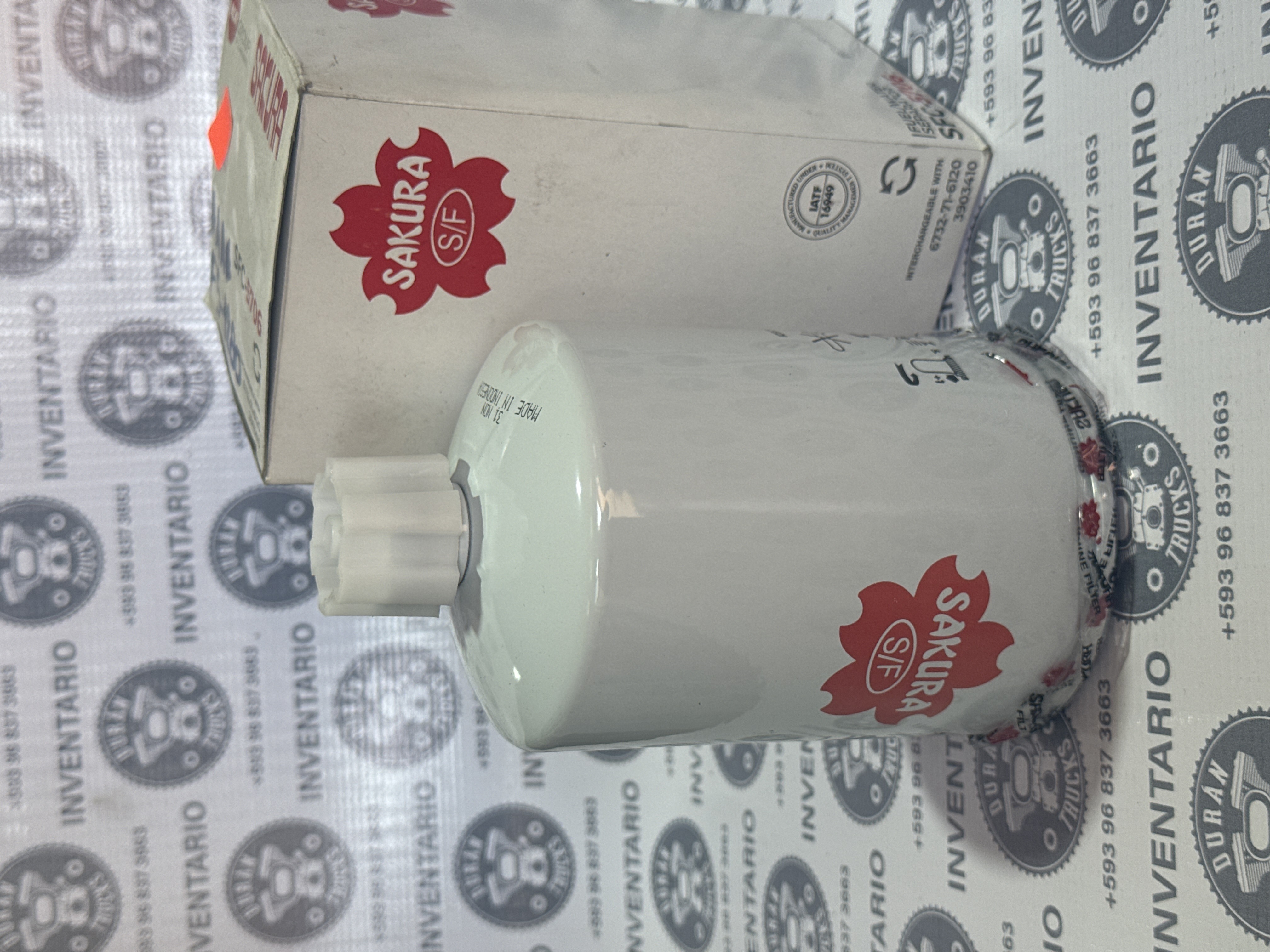 FILTRO DE COMBUSTIBLE CON SEPARADOR DE AGUA