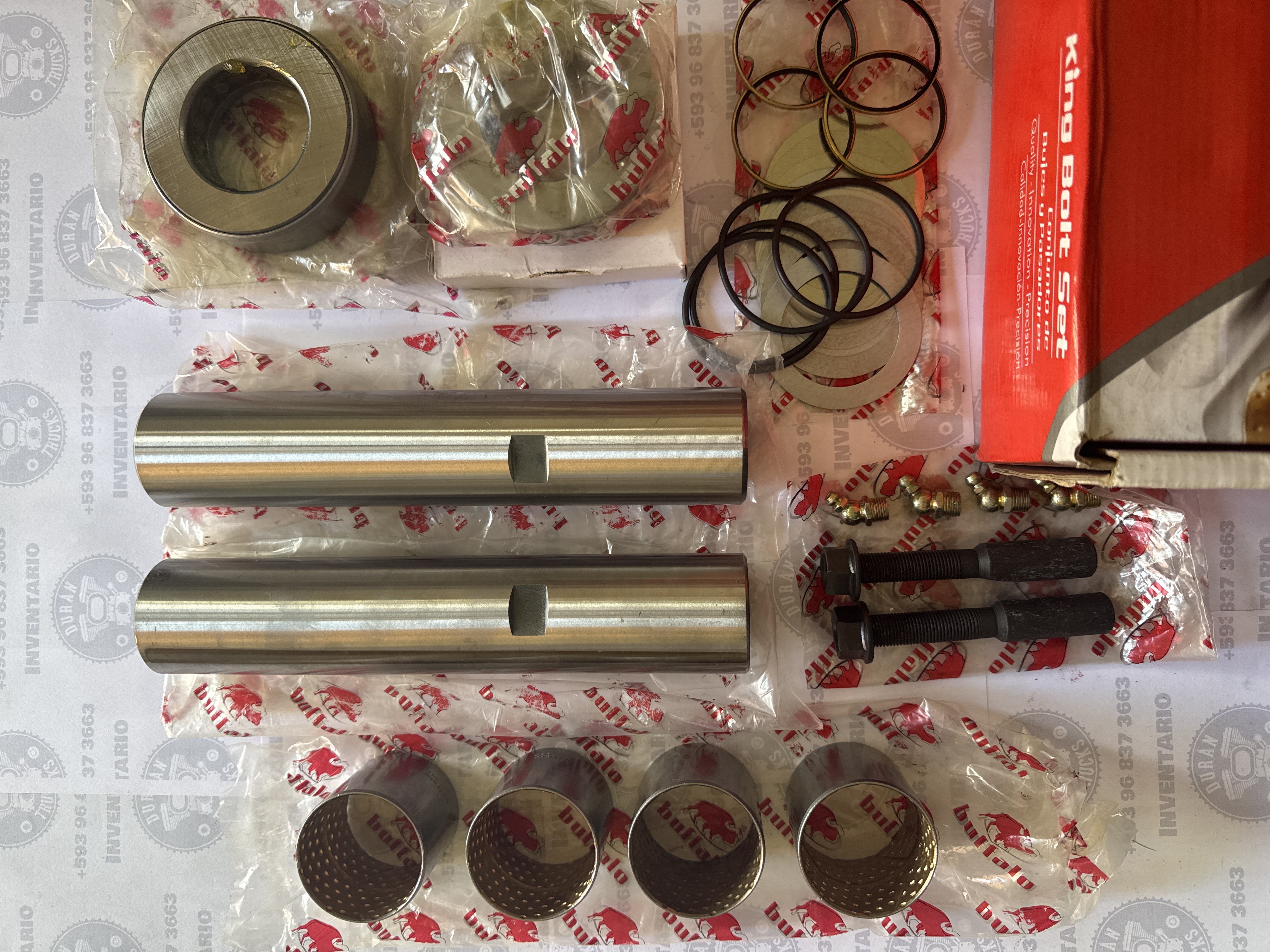 KIT DE PINES Y BOCINES INTERNATIONAL