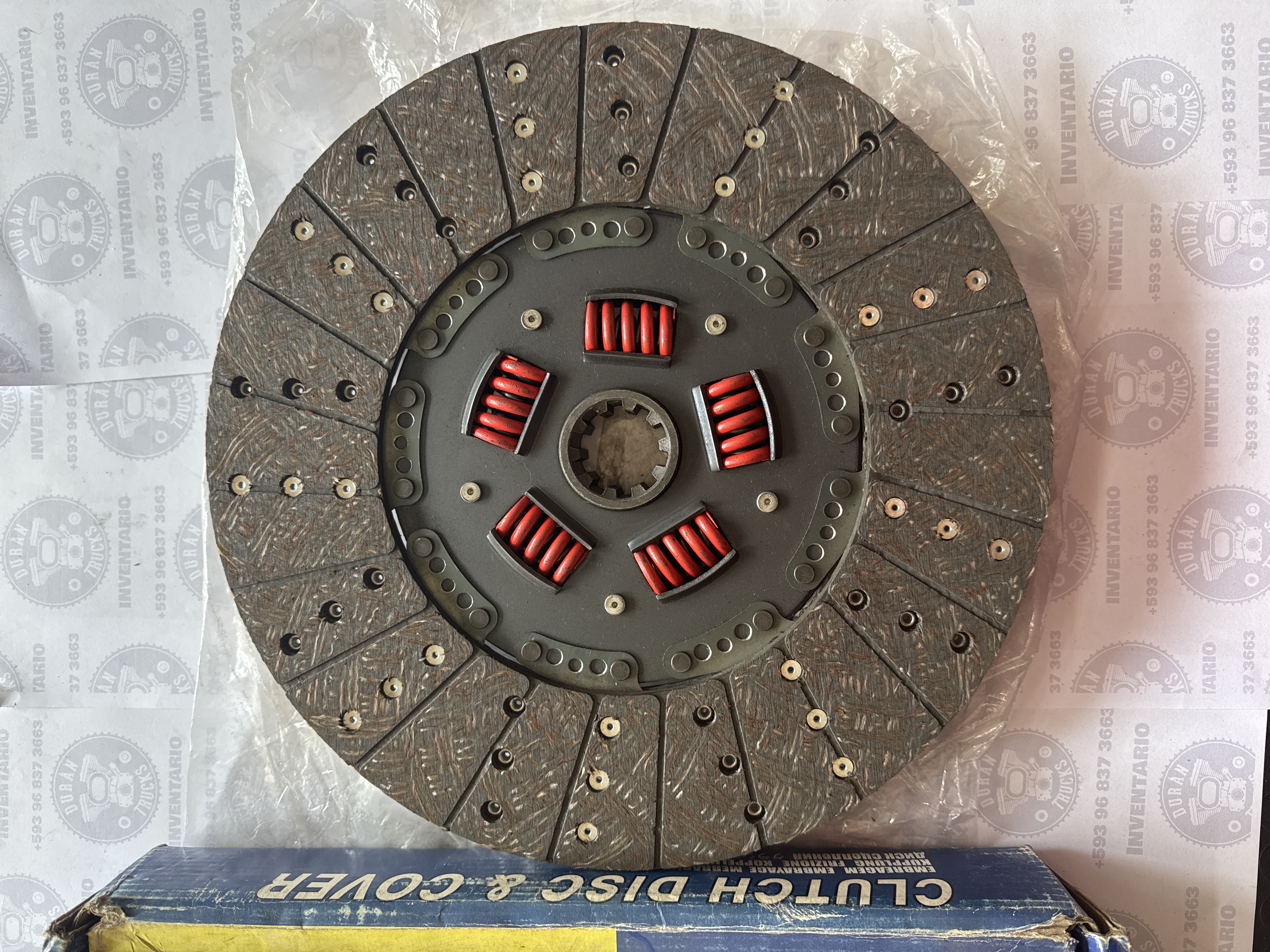 DISCO DE EMBRAGUE FORD CARGO 815 13" 10 DIENTES *38MM 
