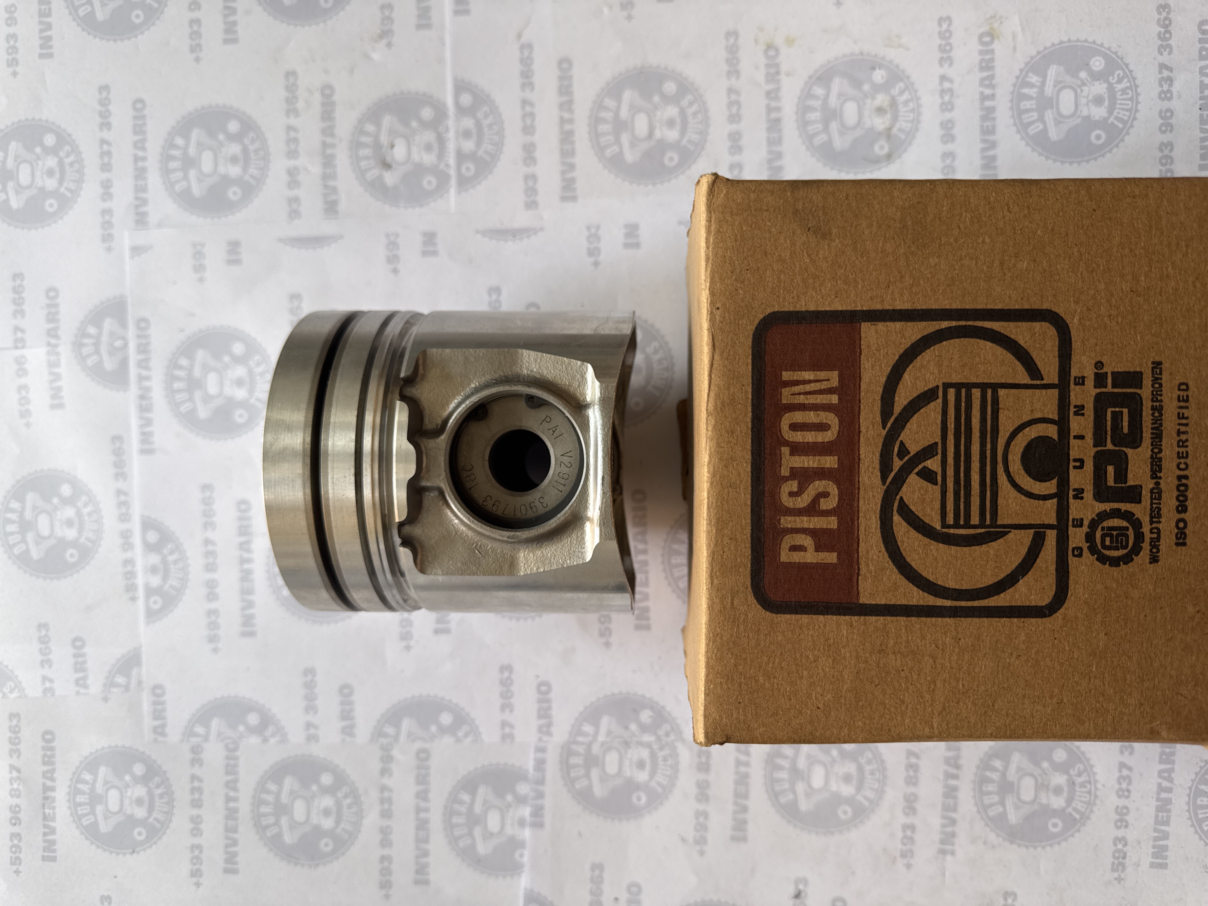 PISTÓN DE MOTOR CUMMINS 4BT 6BT PUNTIAGUDO 