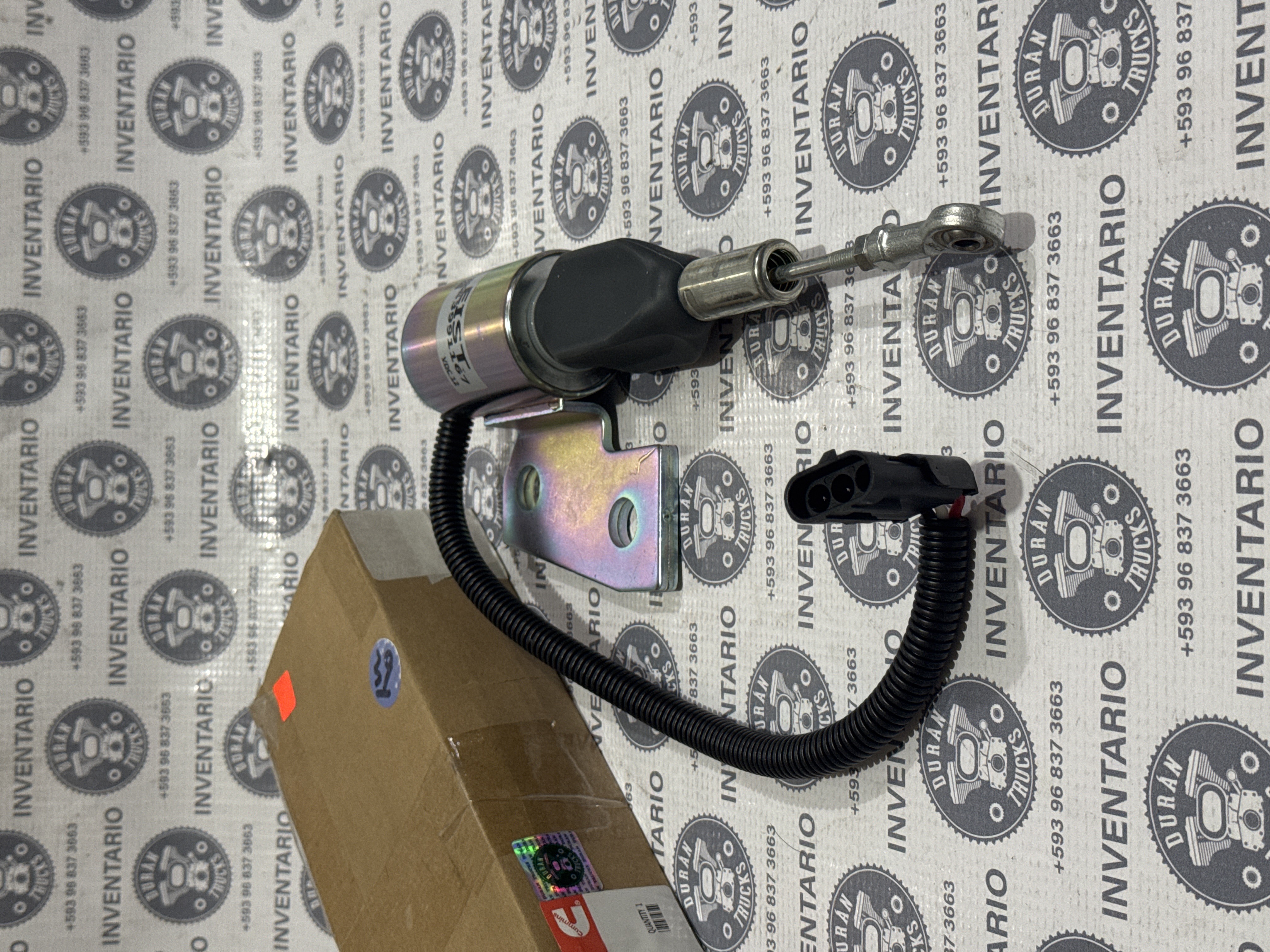 VALVULA SELENOIDE DE APAGADO DE MOTOR 4BT 6BT 12V