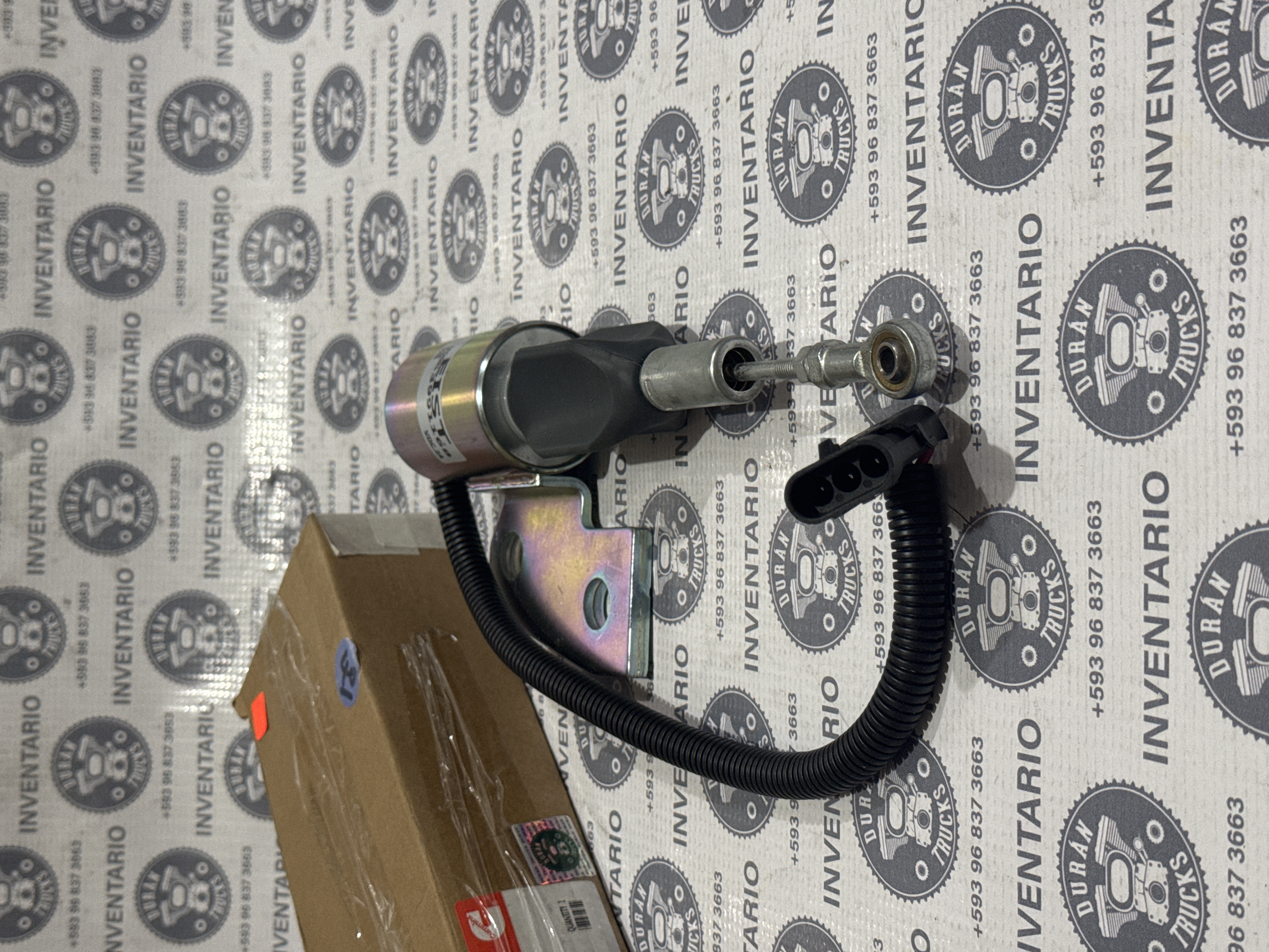 VALVULA SELENOIDE DE APAGADO DE MOTOR 4BT 6BT 24V