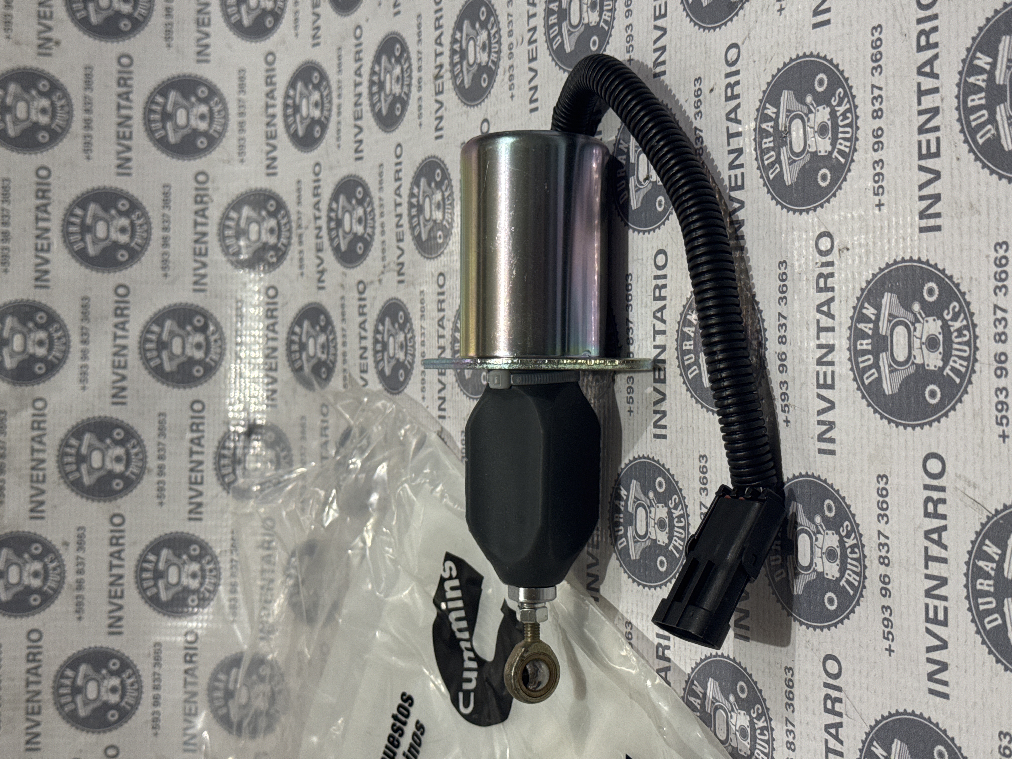 VALVULA SELENOIDE DE APAGADO DE MOTOR 4BT 6BT 24V
