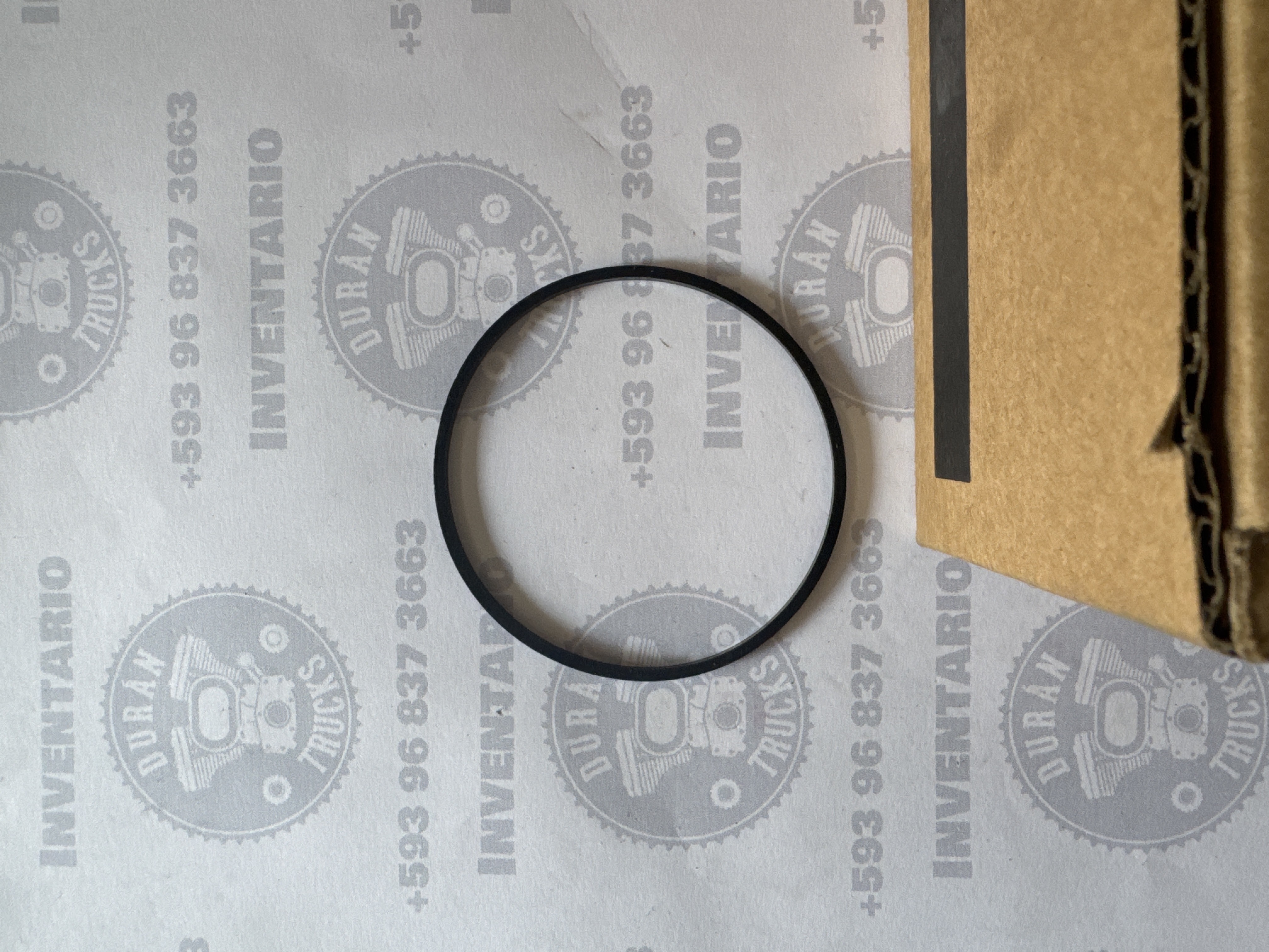 ORING RECTANGULAR DE BASE DE FILTRO DE COMBUSTIBLE CUMMINS 4BT 6BT 6CT ISC ISL
