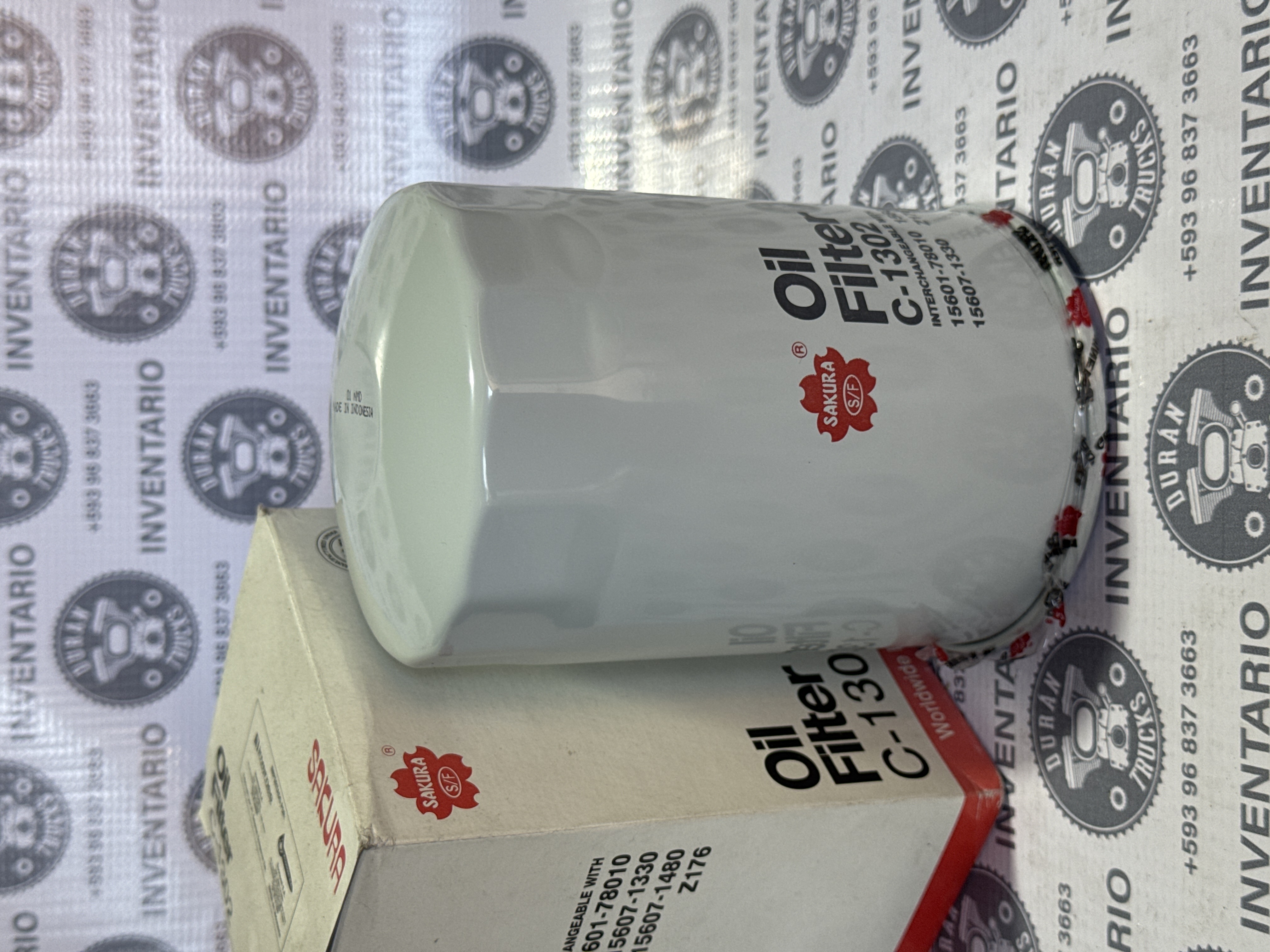 FILTRO DE ACEITE HINO FB FC MITSUBISHI  TOYOTA HIUNDAY HD72, TERRACAN, KIA PREGIO 2002