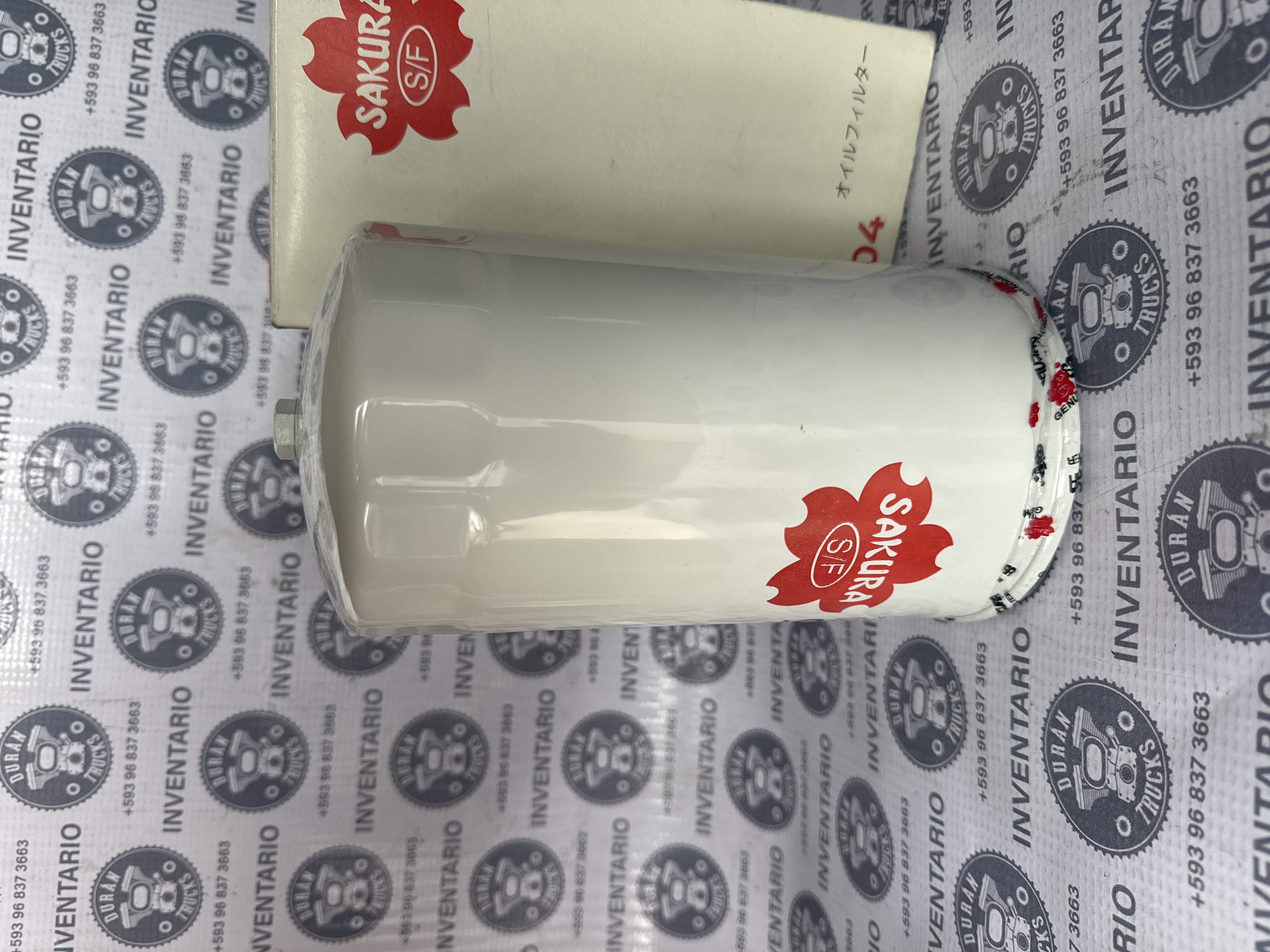FILTRO DE ACEITE HINO FD FF GD GH CON DRENAJE