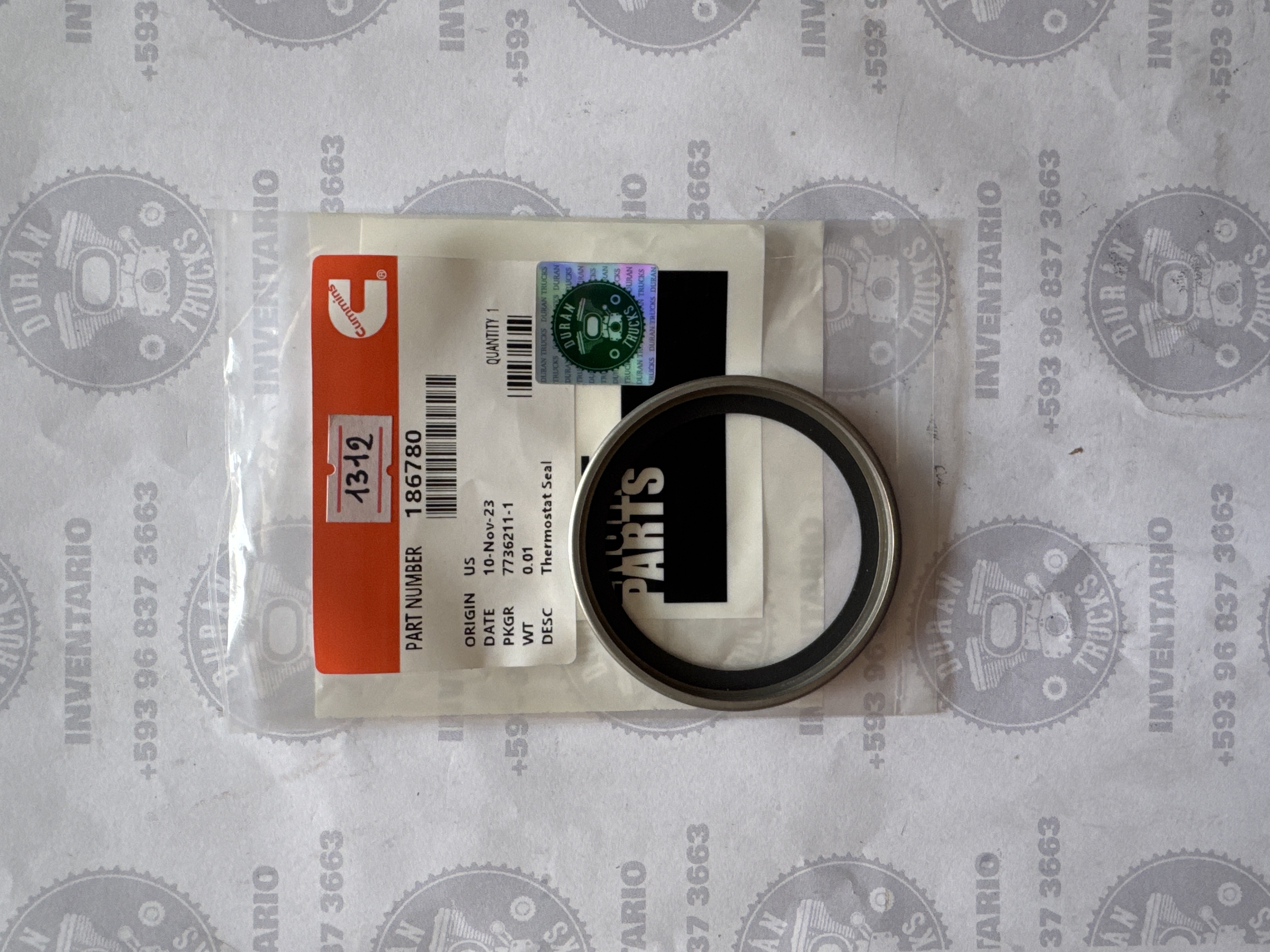 RETEN DEL TERMOSTATO MOTOR CUMMINS NTC ISM N14 ISX QSB MACK