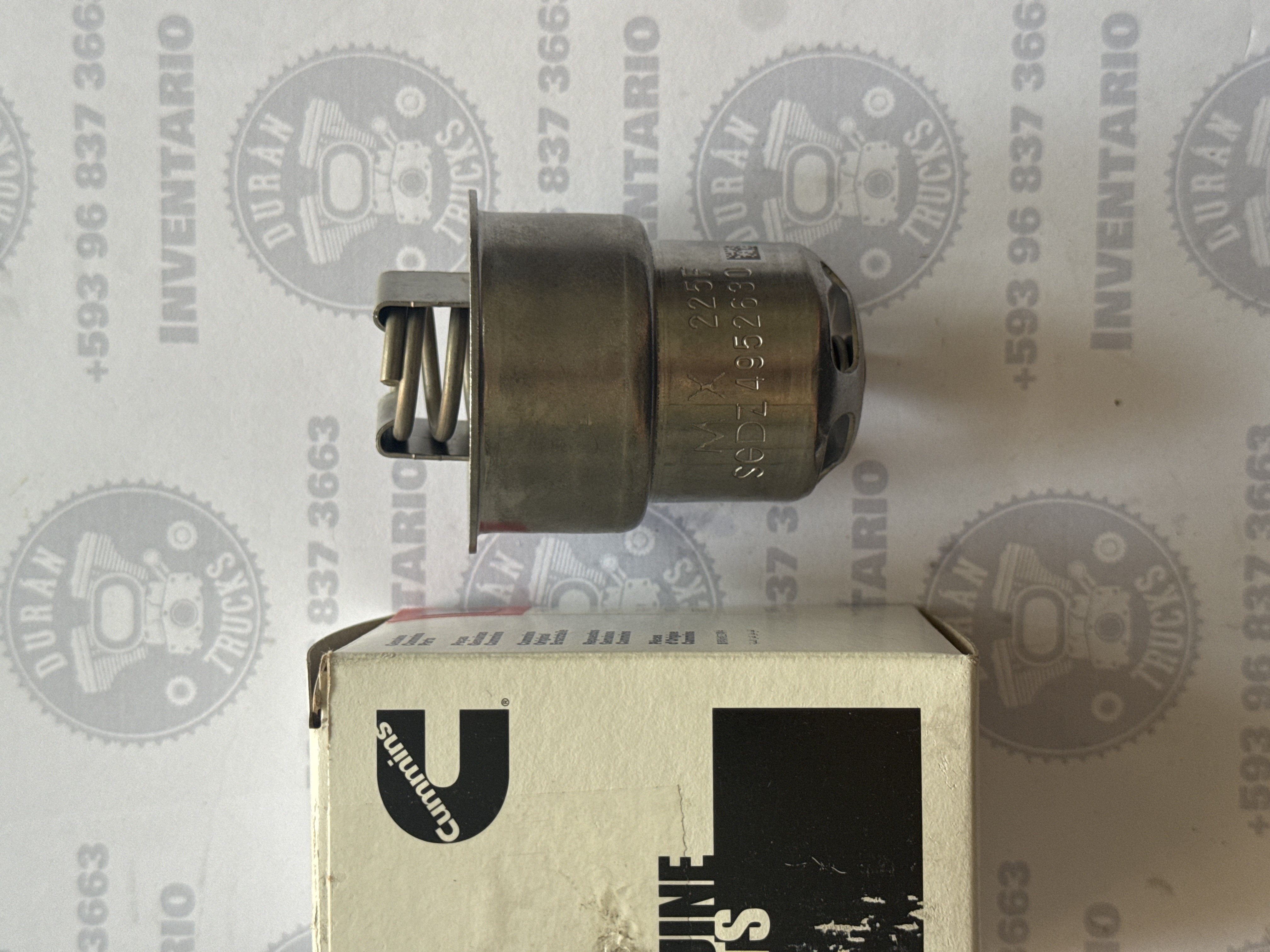 TERMOSTATO DE ENFRIADOR DE ACEITE ISM N14E NTC BIC CAM IV  225° - foto 2