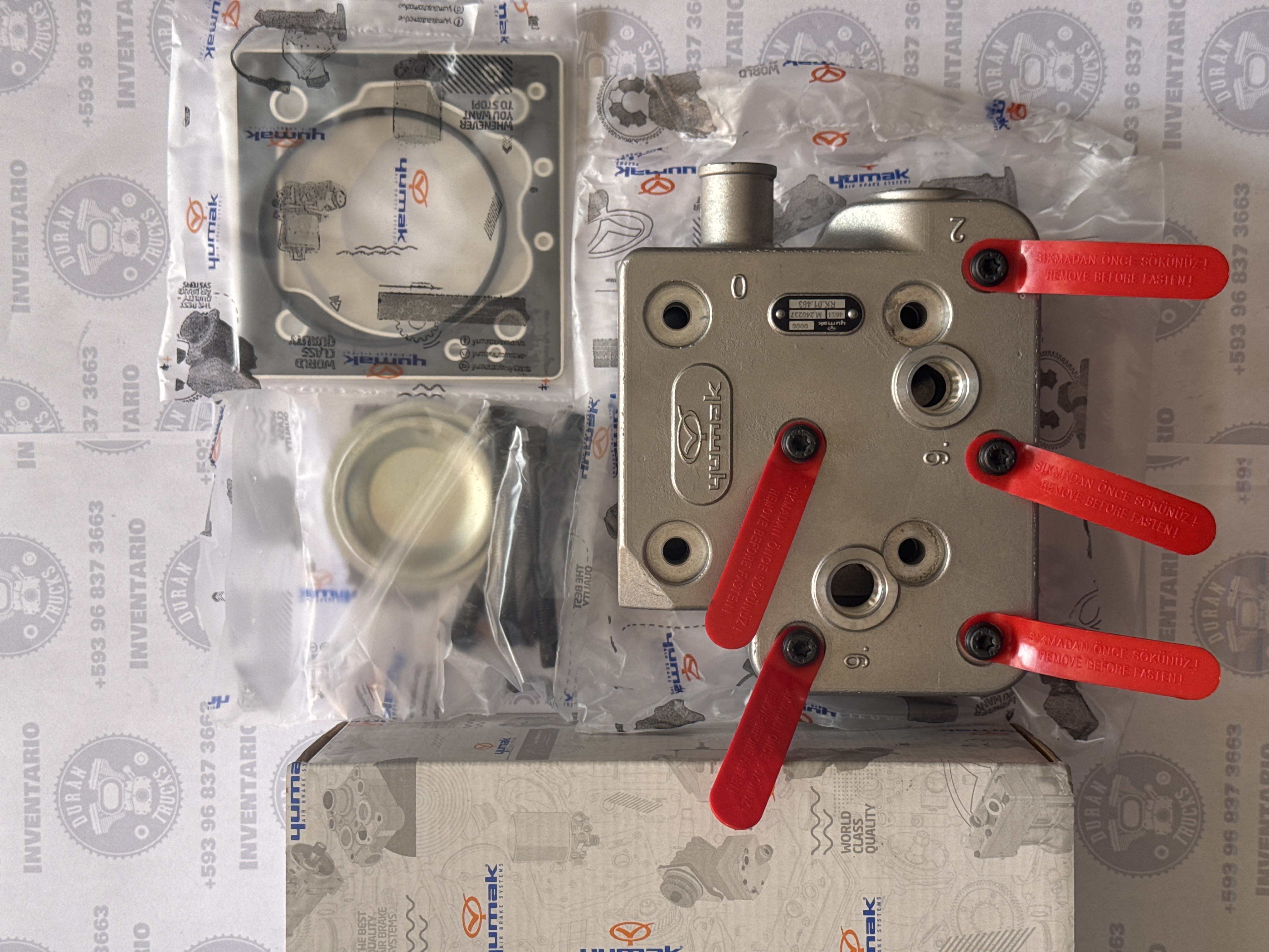 CABEZOTE DE COMPRESOR CUMMINS ISX 85mm (se puede adaptar en motor ISC ISL MACK E7E N14E cambiando lo acoples superiores) - foto 2