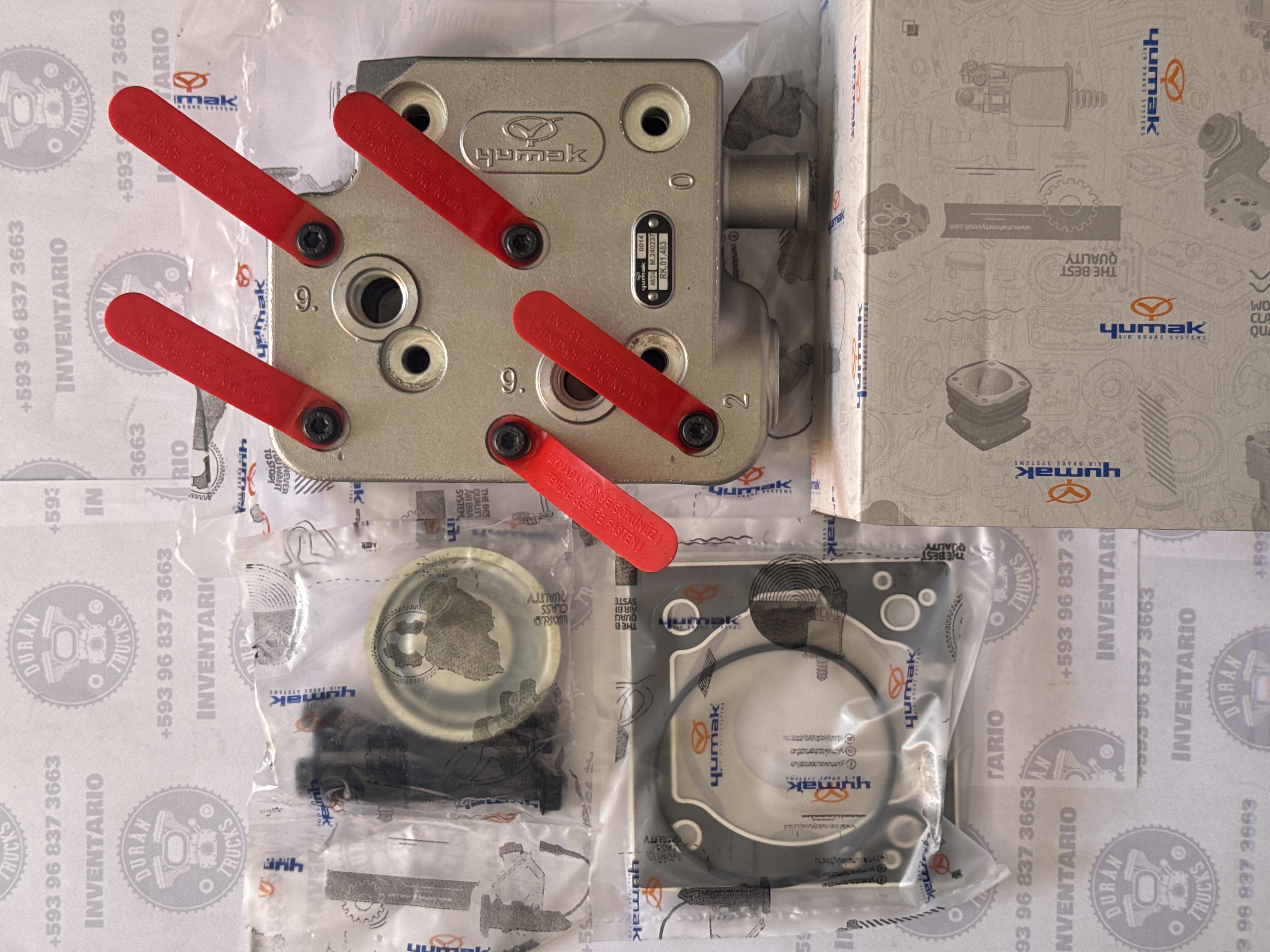 CABEZOTE DE COMPRESOR CUMMINS ISX 85mm (se puede adaptar en motor ISC ISL MACK E7E N14E cambiando lo acoples superiores)