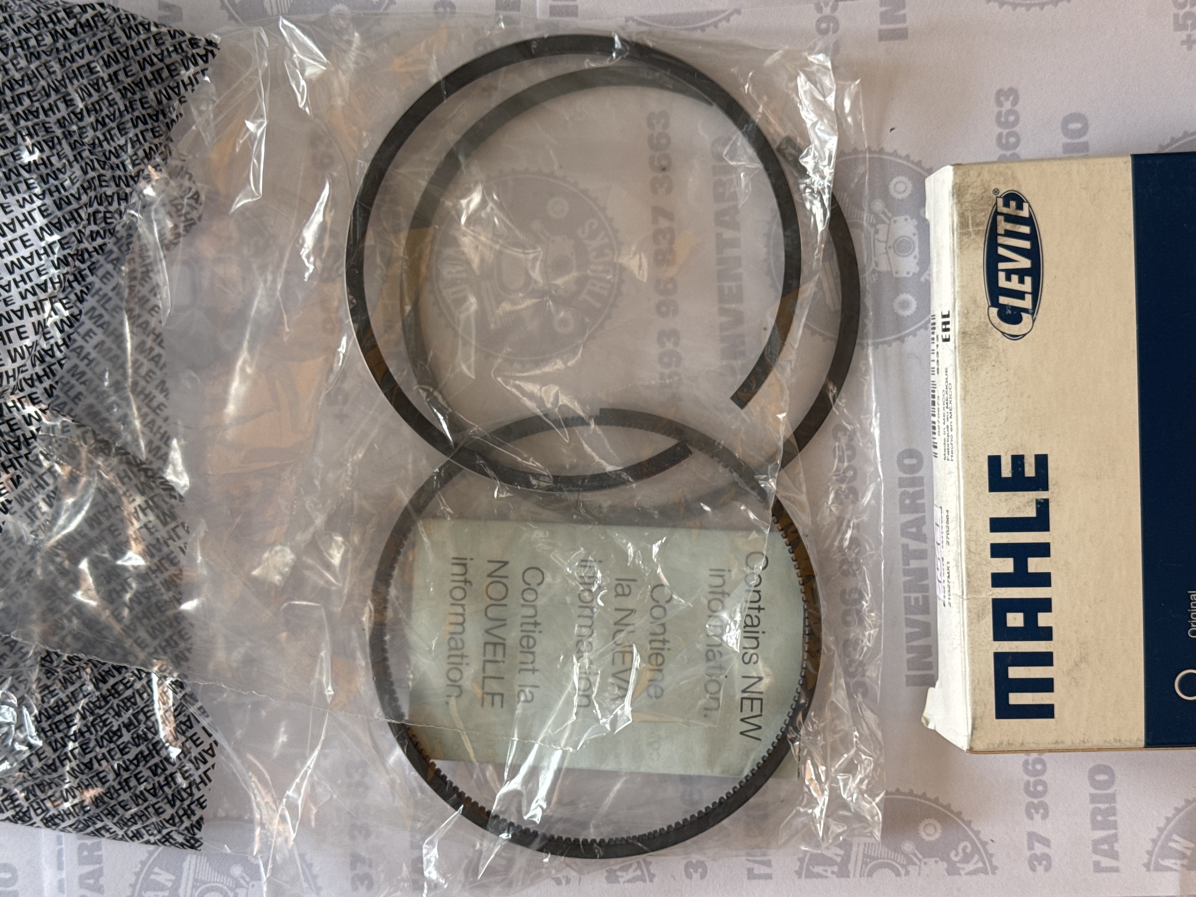 JGO. DE RINES MOTOR CUMMINS 4BT 6BT RINES RECTOS MOTOR SIN TURBO