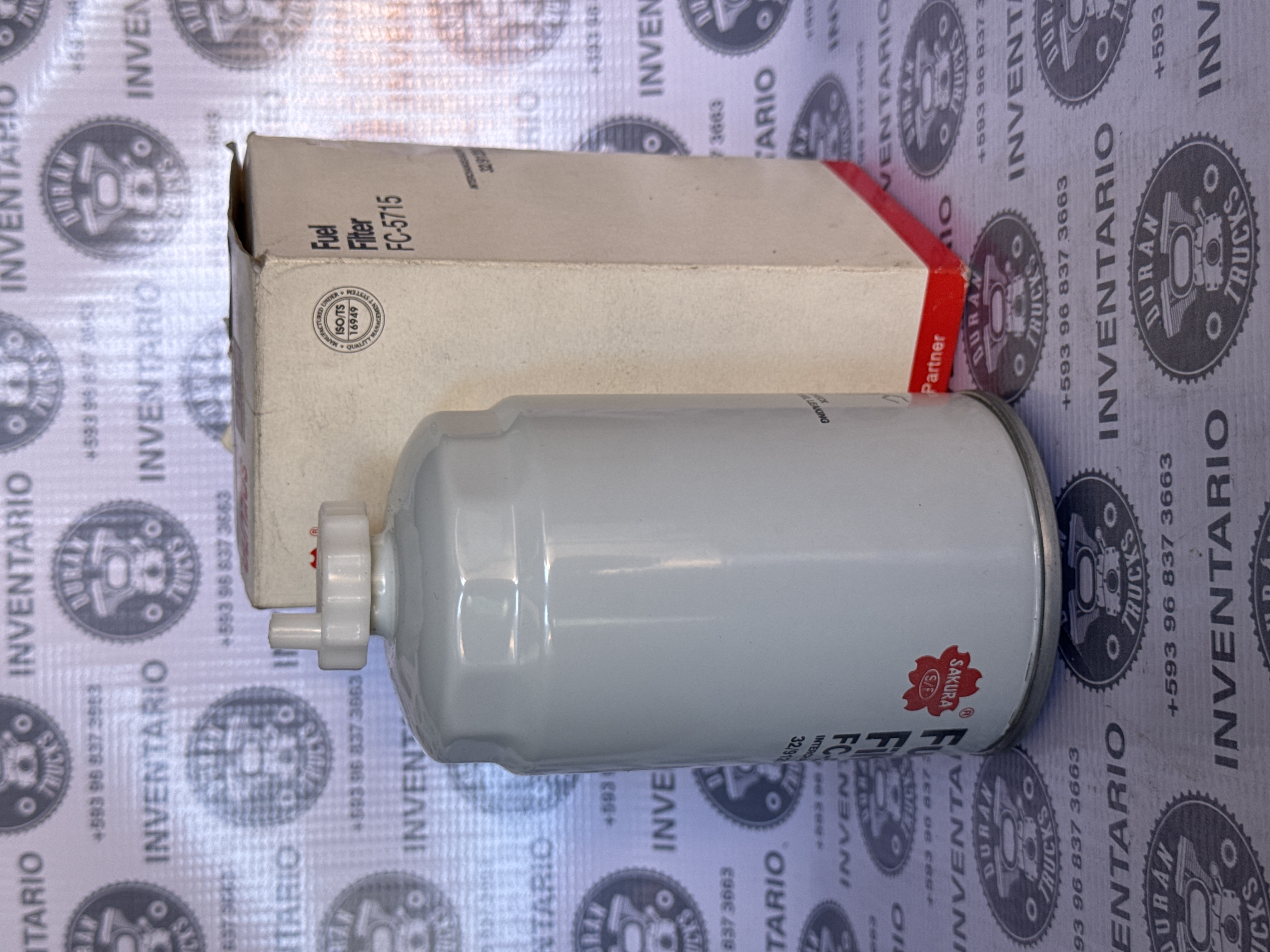 FILTRO DE COMBUSTIBLE CON SEPARADOR DE AGUA MOTOR DEUTZ 