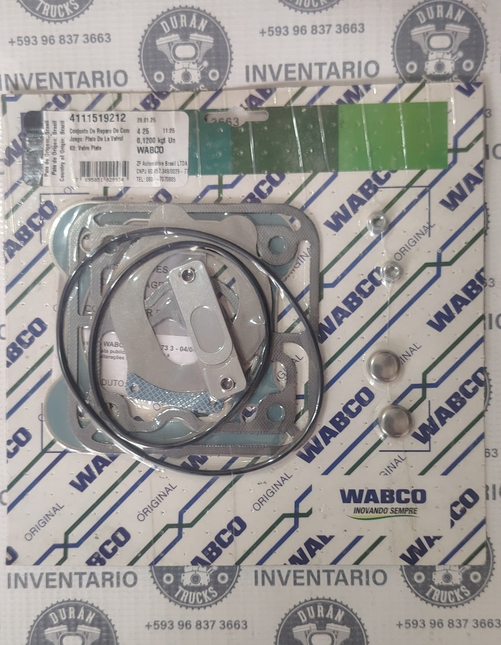 KIT DE EMPAQUES Y VÁLVULAS COMPRESOR OM906 904 924 457