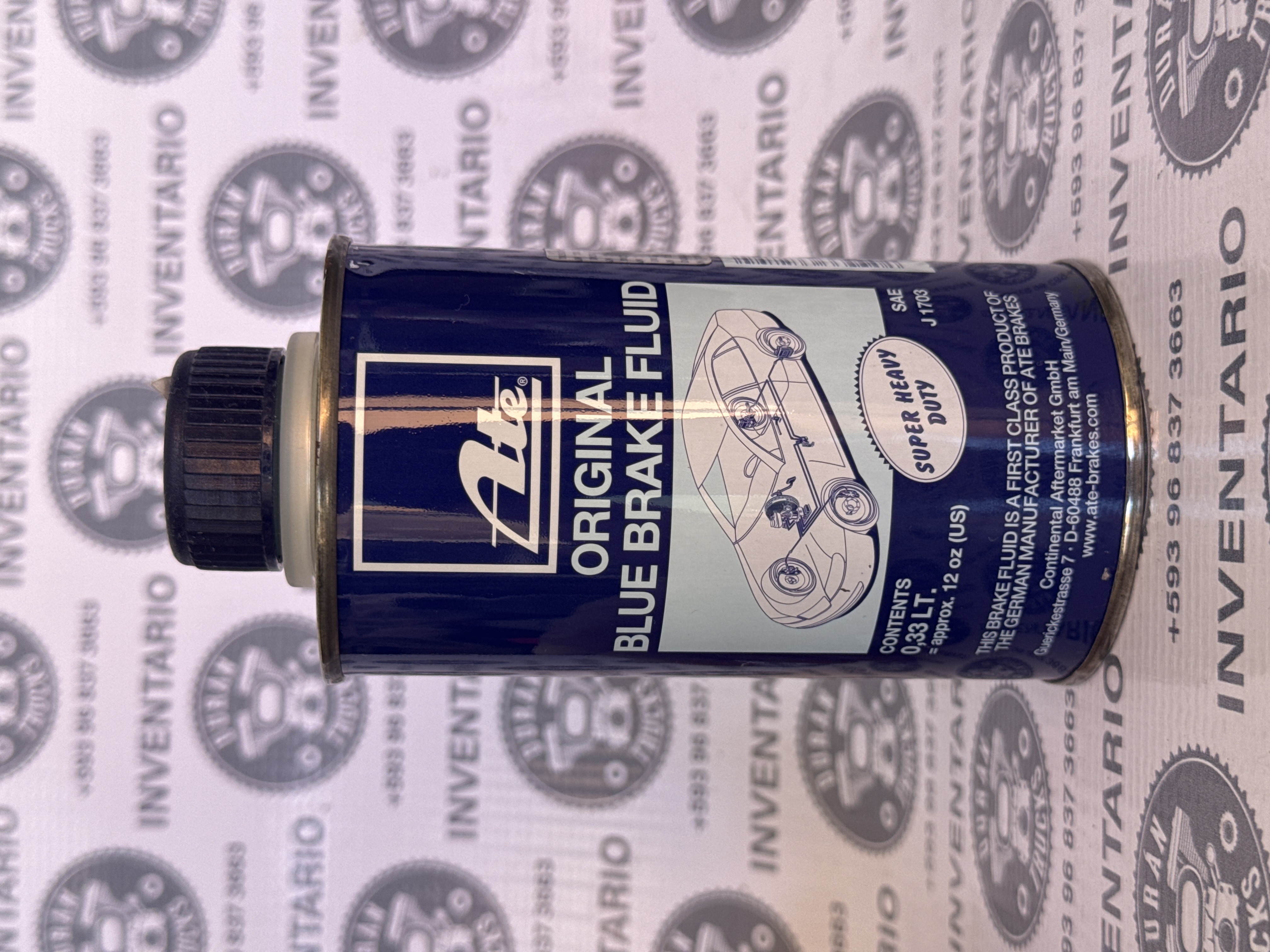 LIQUIDO DE FRENO COLOR AZUL 12oz