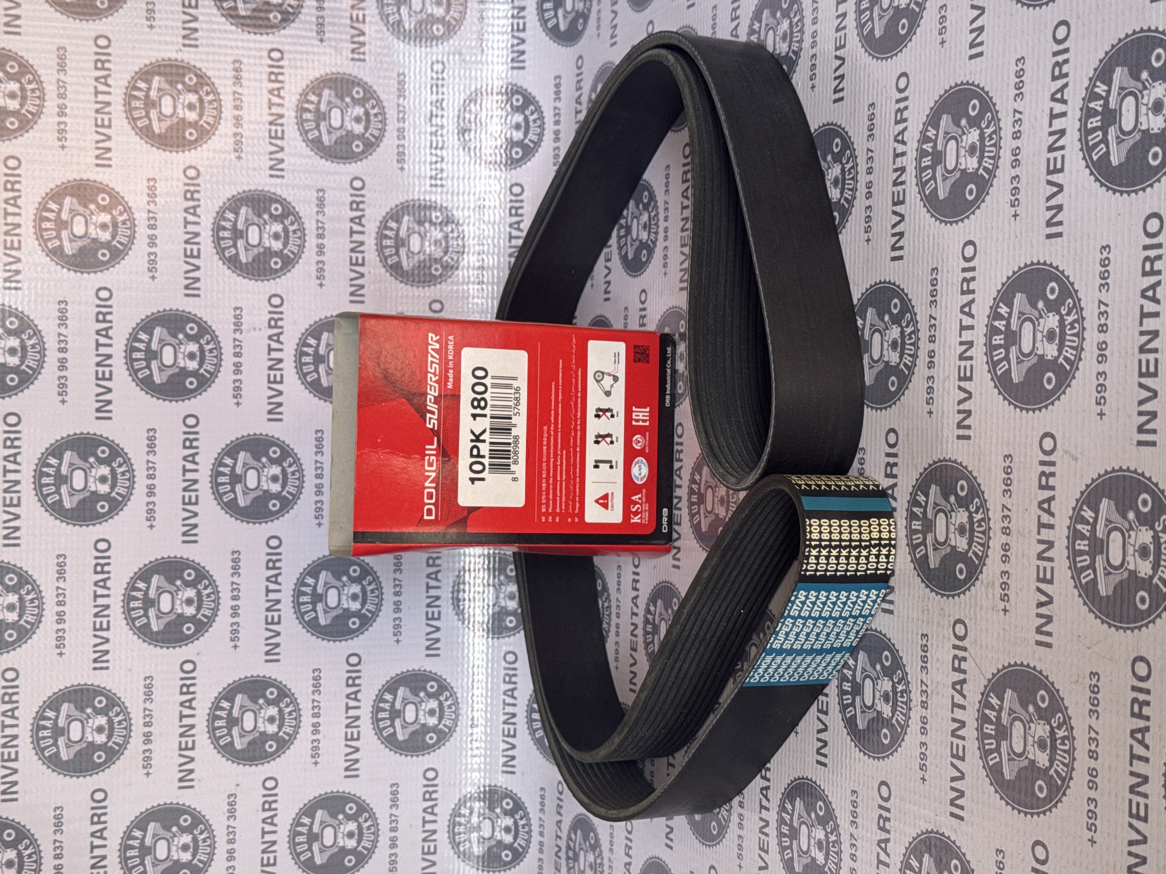 BANDA ACANALADA DE VENTILADOR INTERNATIONAL FREIGHTLINER COLUMBIA MOTOR ISX