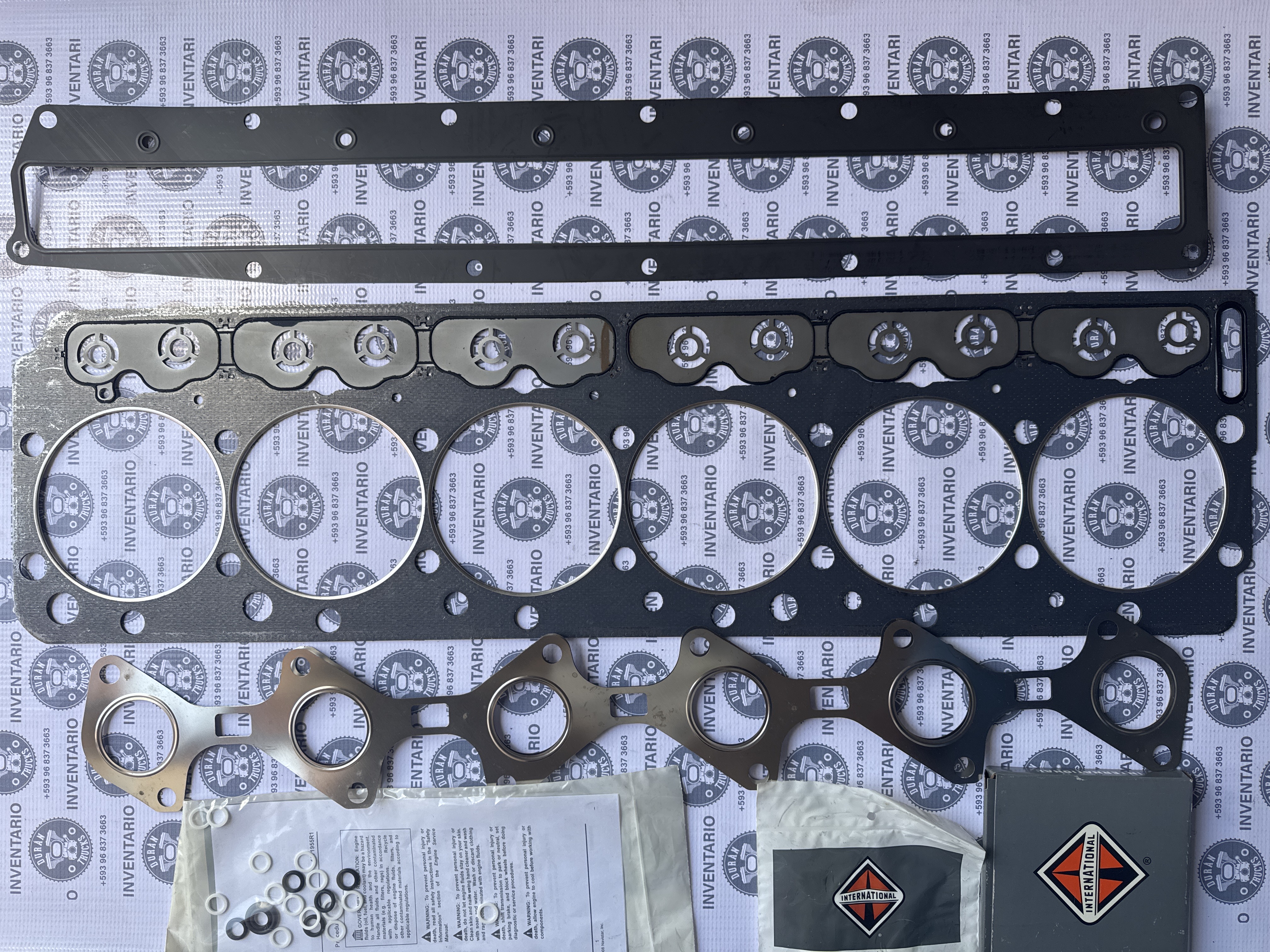 EMPAQUETADURA SUPERIOR INTERNATIONAL DT466E TIPO MWM NGD9.3E VW31-370 19-340 26340