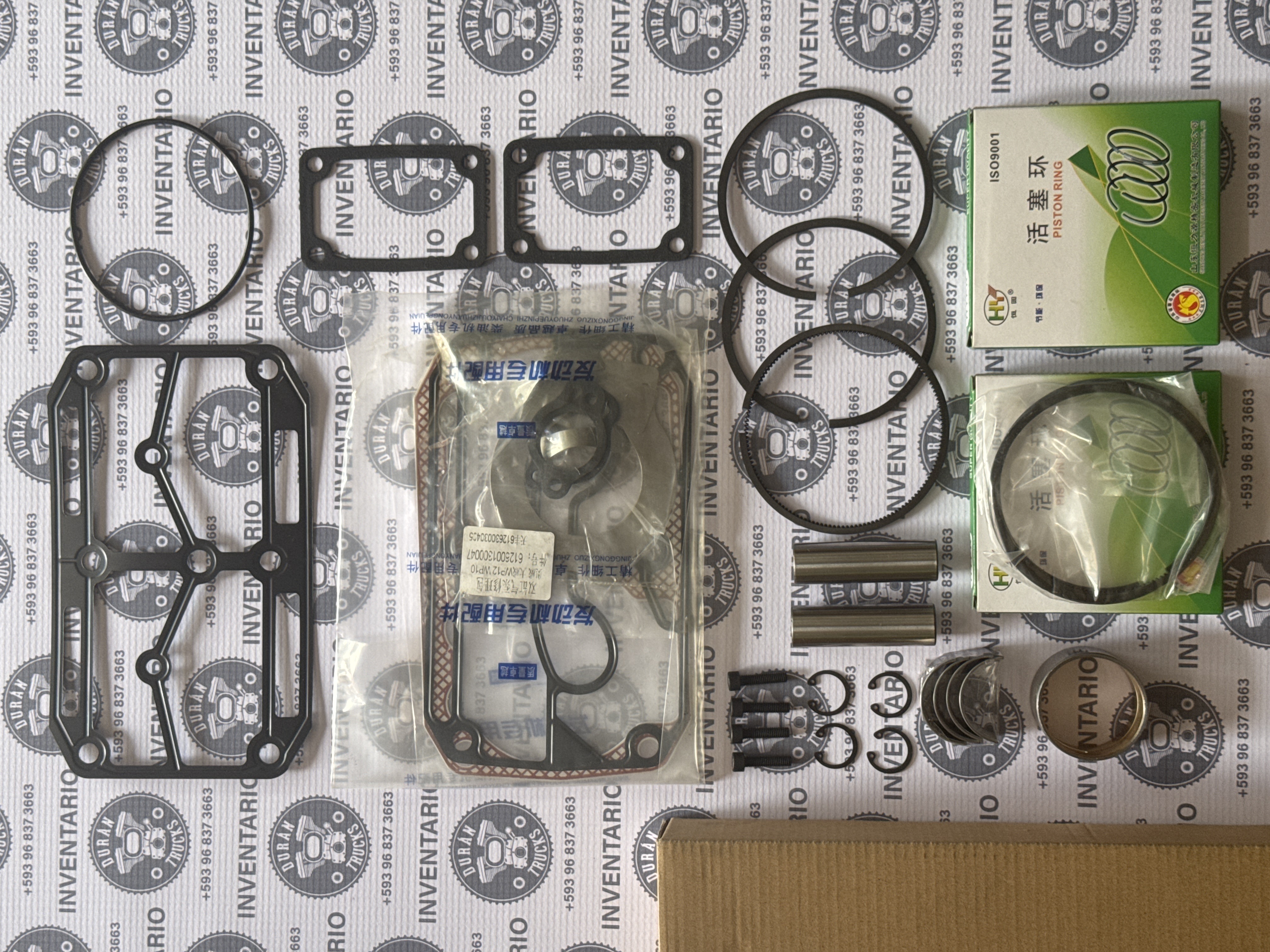 KIT DE COMPRESOR WEICHAI 480 DOBLE PISTON PARA SERIE WP12 WP10