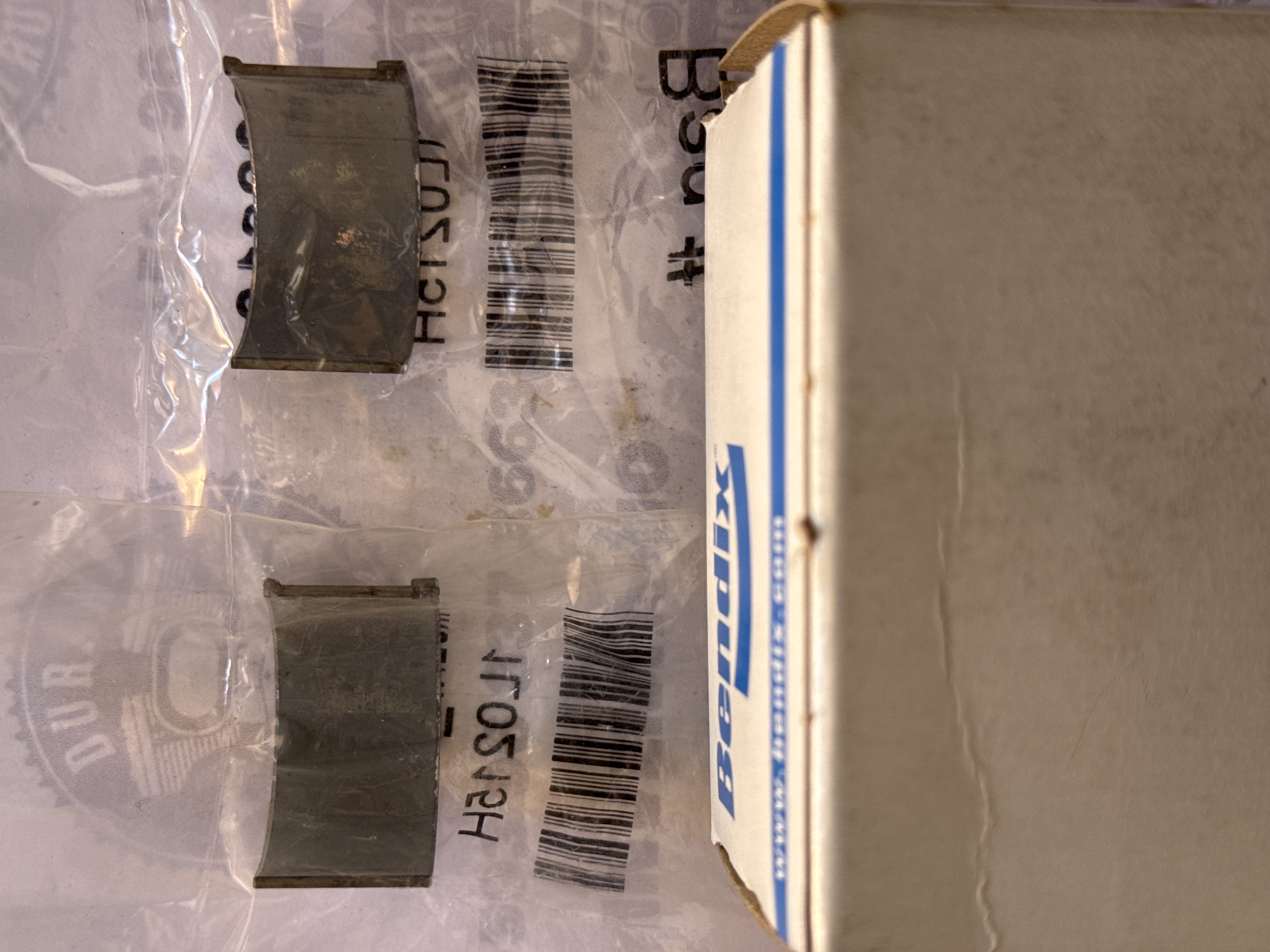  PAR COJINETES DE BIELA COMPRESOR TUFLO 400 / 501 DE DOBLE CUÑA 