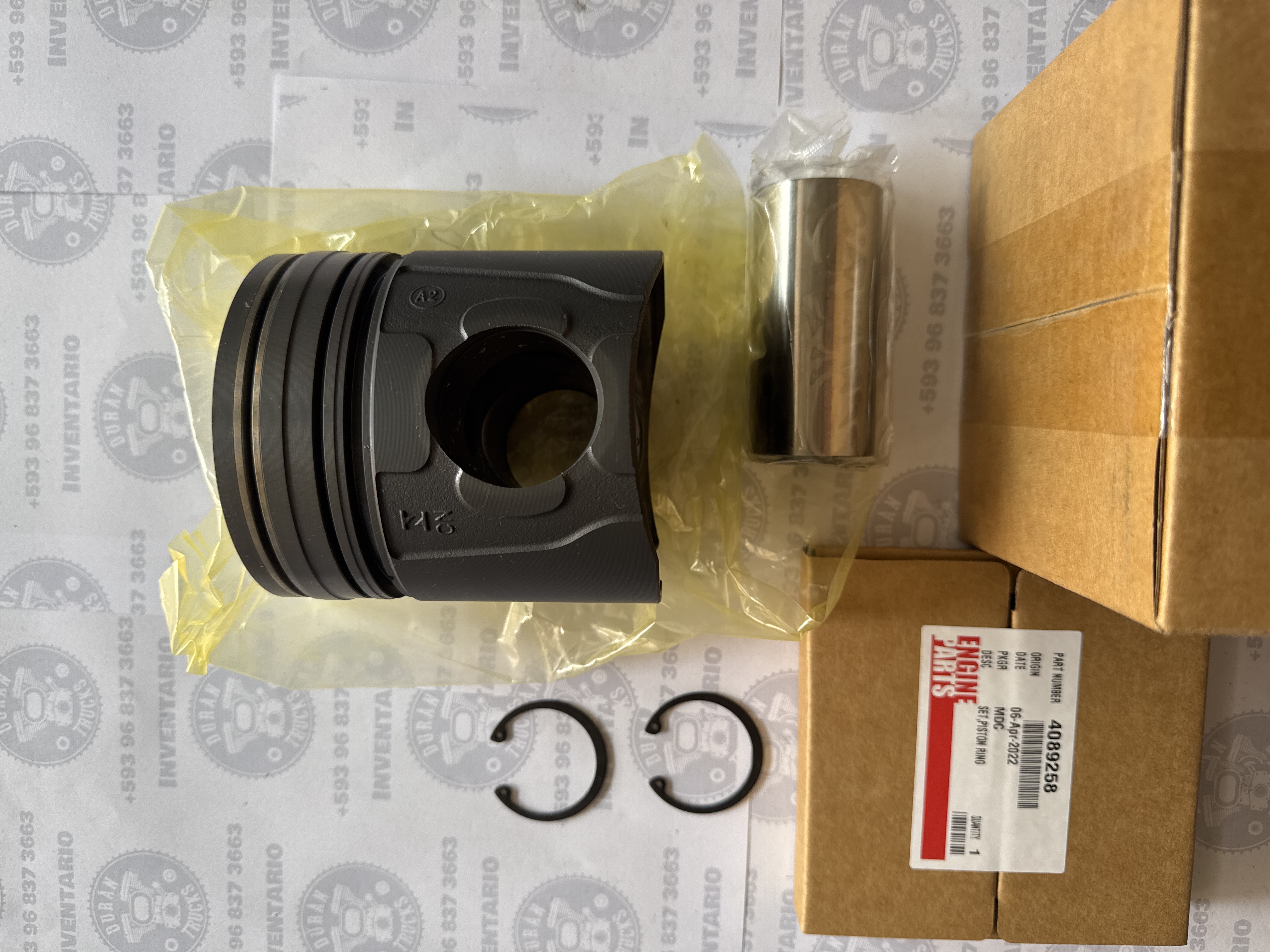 KIT DE PISTON CUMMINS ISF3.8