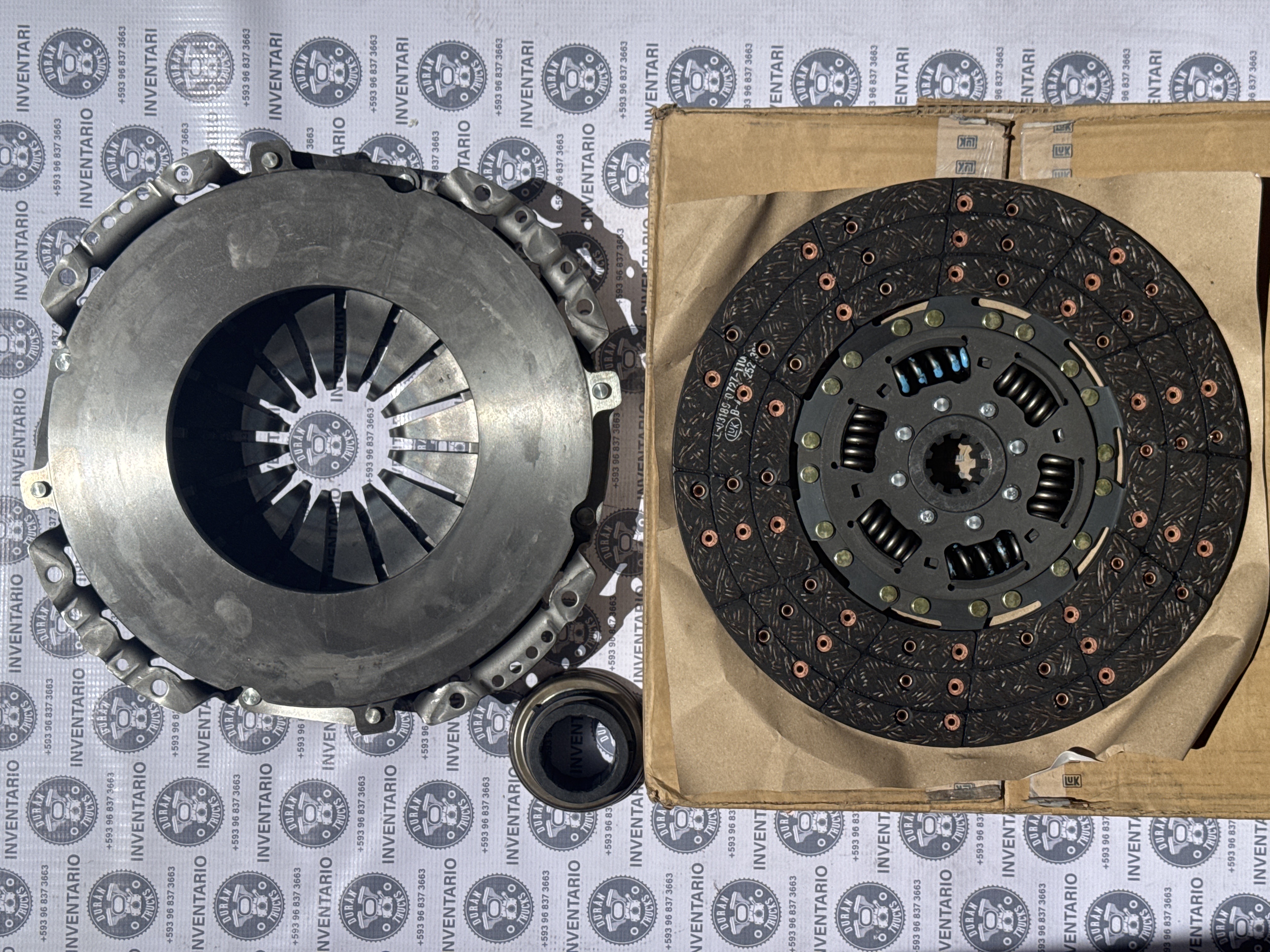 EMBRAGUE ARMADO 330mm FORD CARGO 815 VW 9-150 13-150 motor                     cummins 3.9 y mwm 4.1