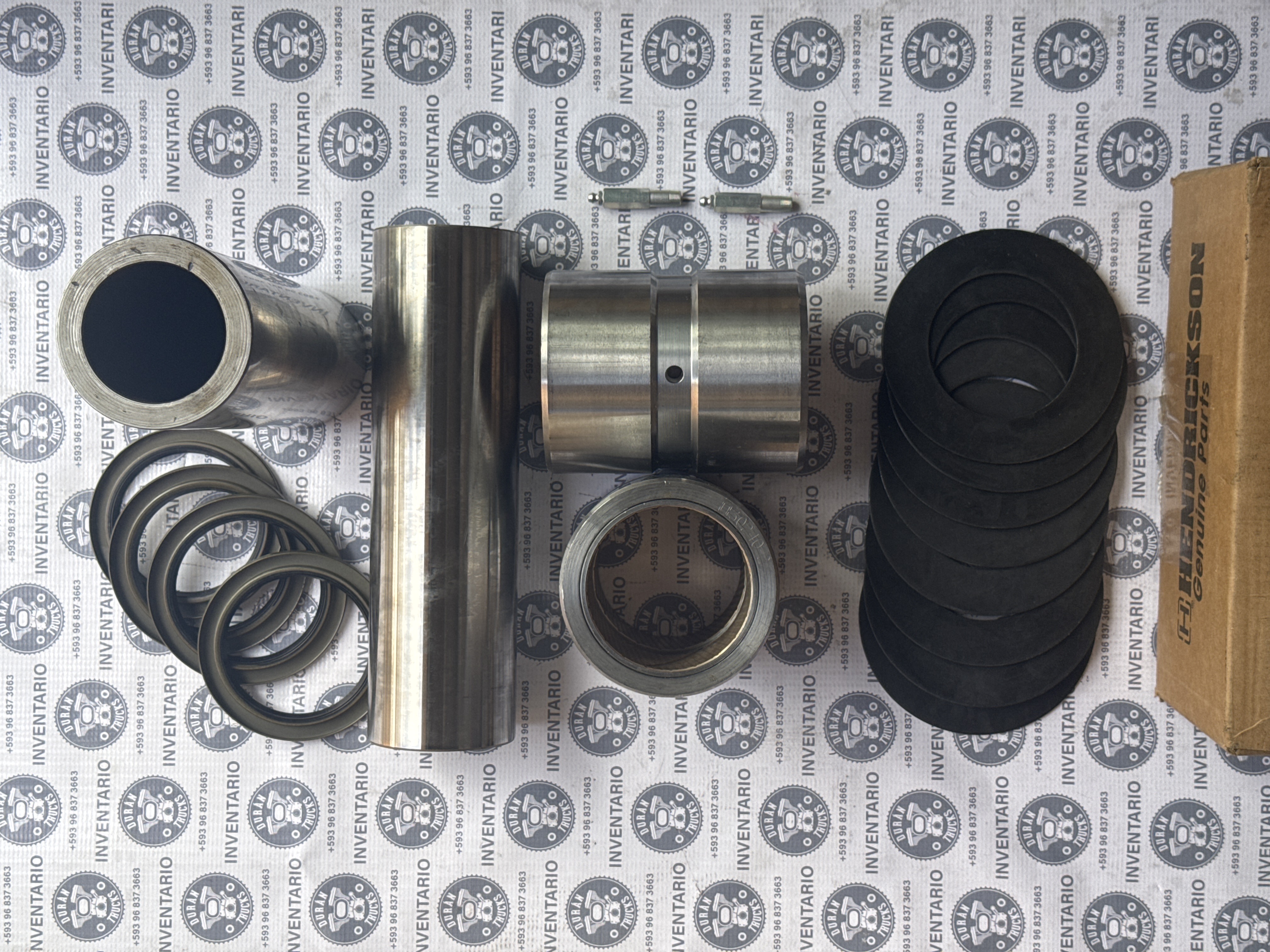 KIT DE BOCIN CENTRAL SUSPENSION HENDRICSON MODERNA BUJES DE BRONCE