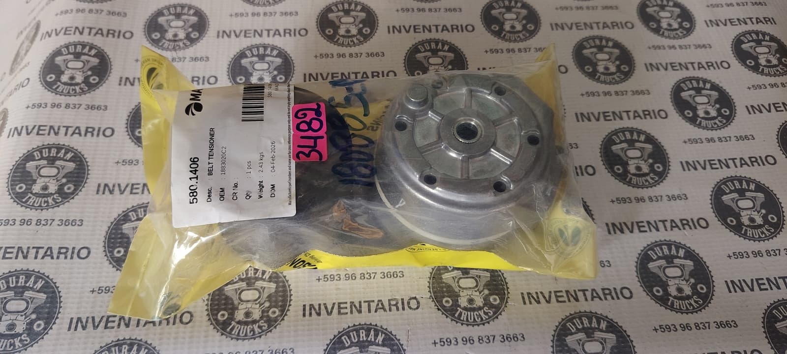 TEMPLADOR DE BANDA CUMMINS ISX