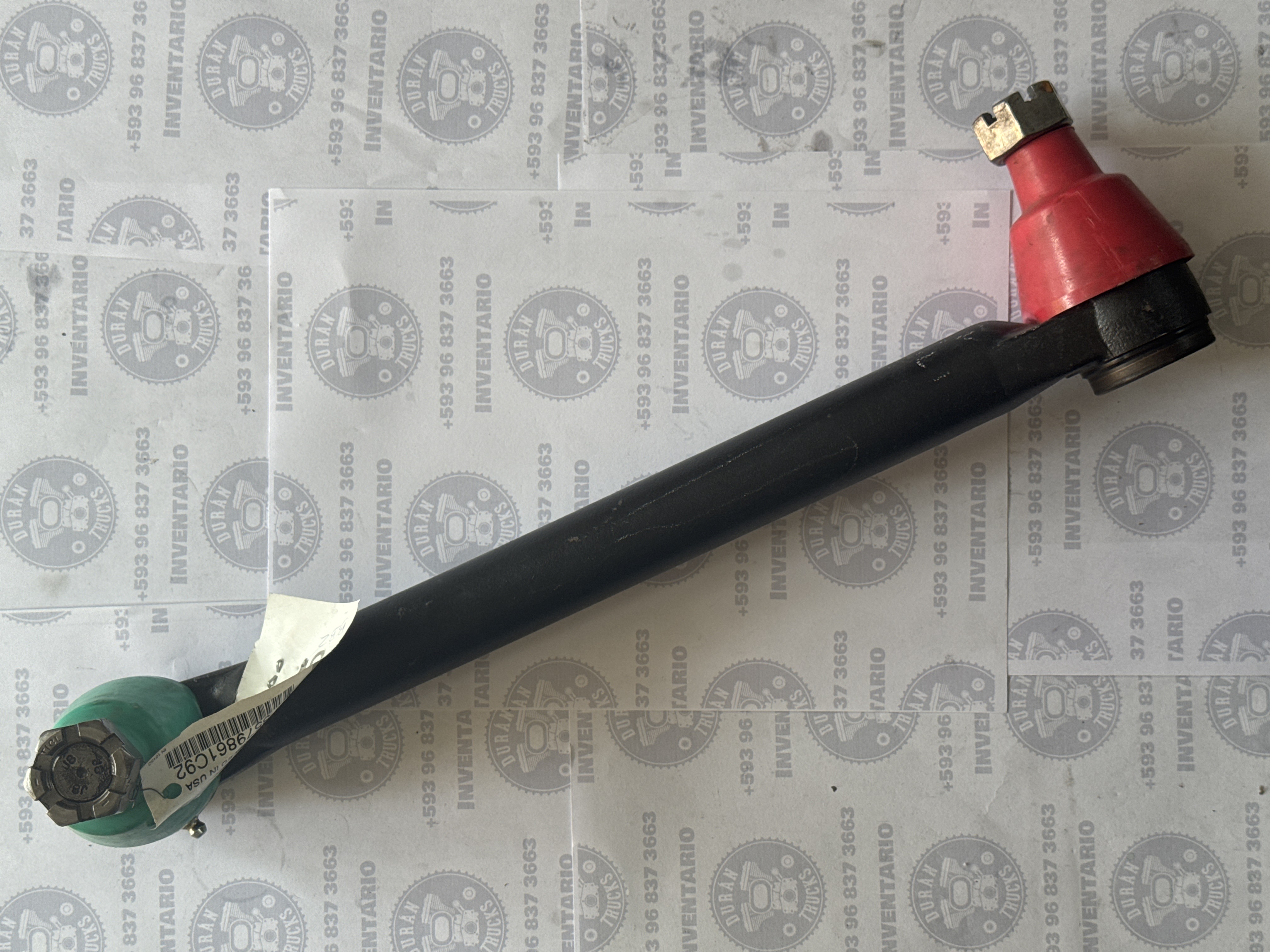 BARRA DE DIRECCION CORTA INTERNATIONAL 16.5" LARGO 7300 - 7400 - 7600