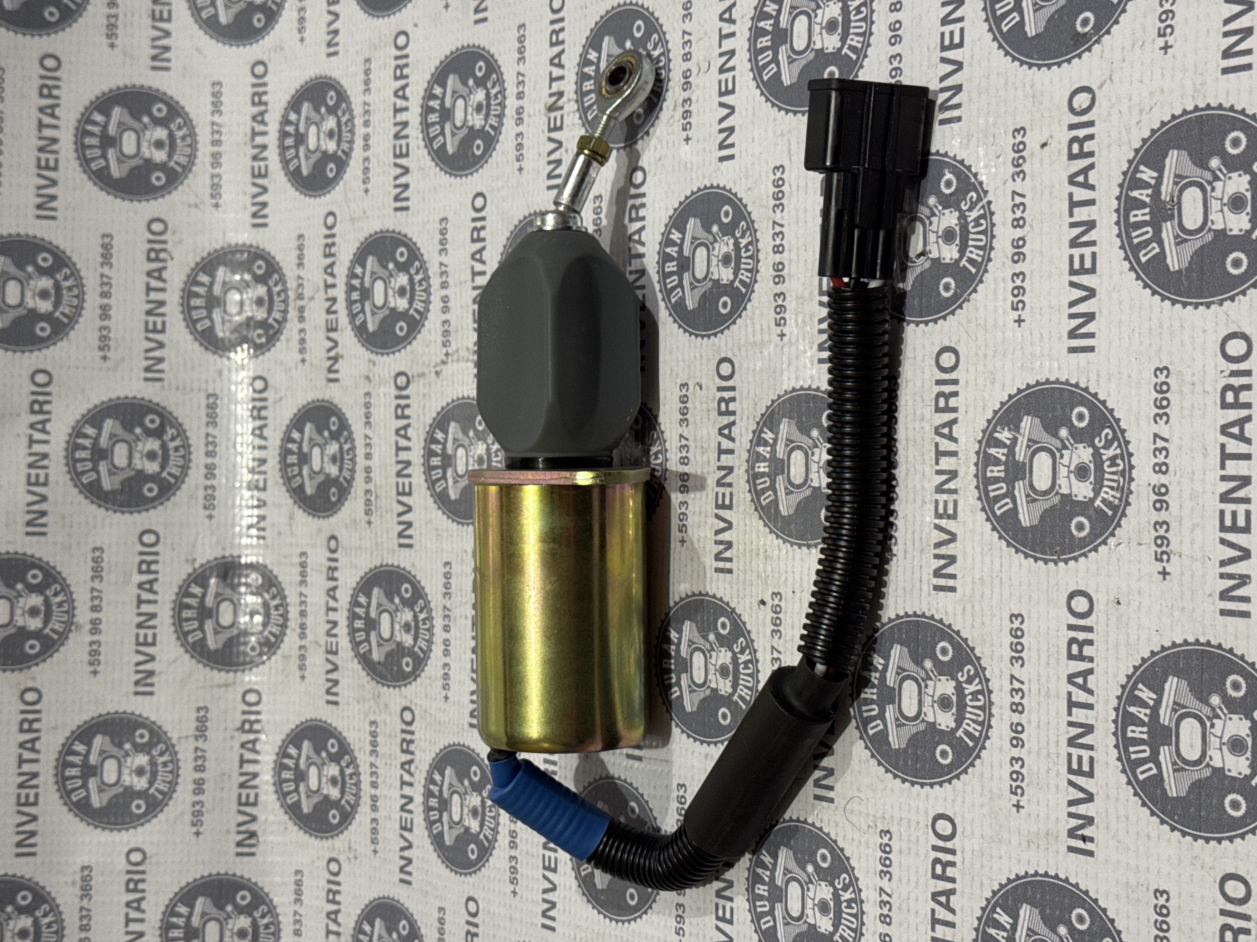 VALVULA SELENOIDE DE APAGADO DE MOTOR 4BT 6BT 24V - foto 2