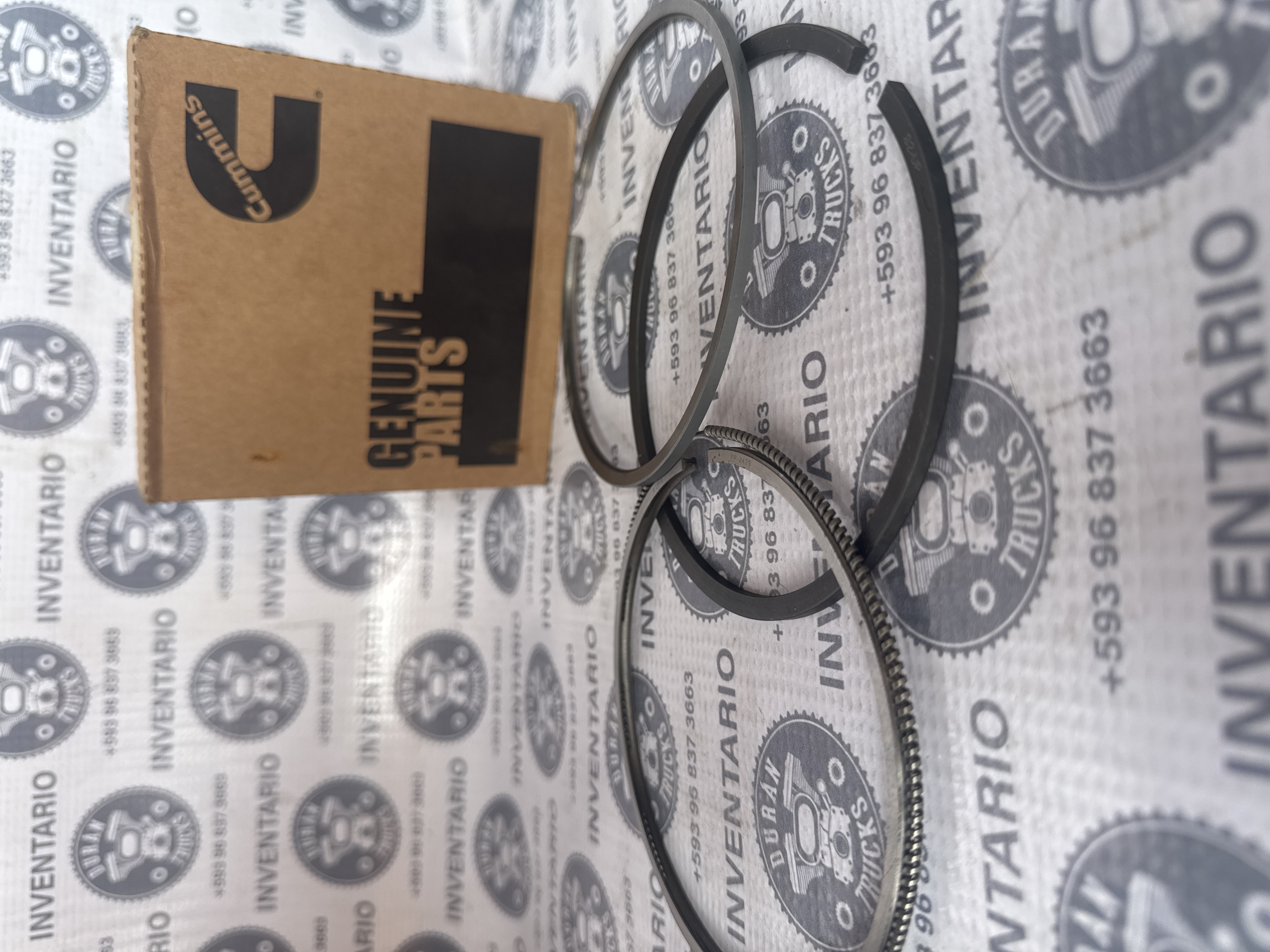 JGO. DE RINES MOTOR CUMMINS 4BT 6BT PARA PISTON # 3922572 / 3907156 / 3907163 / 3911400 / 3926634