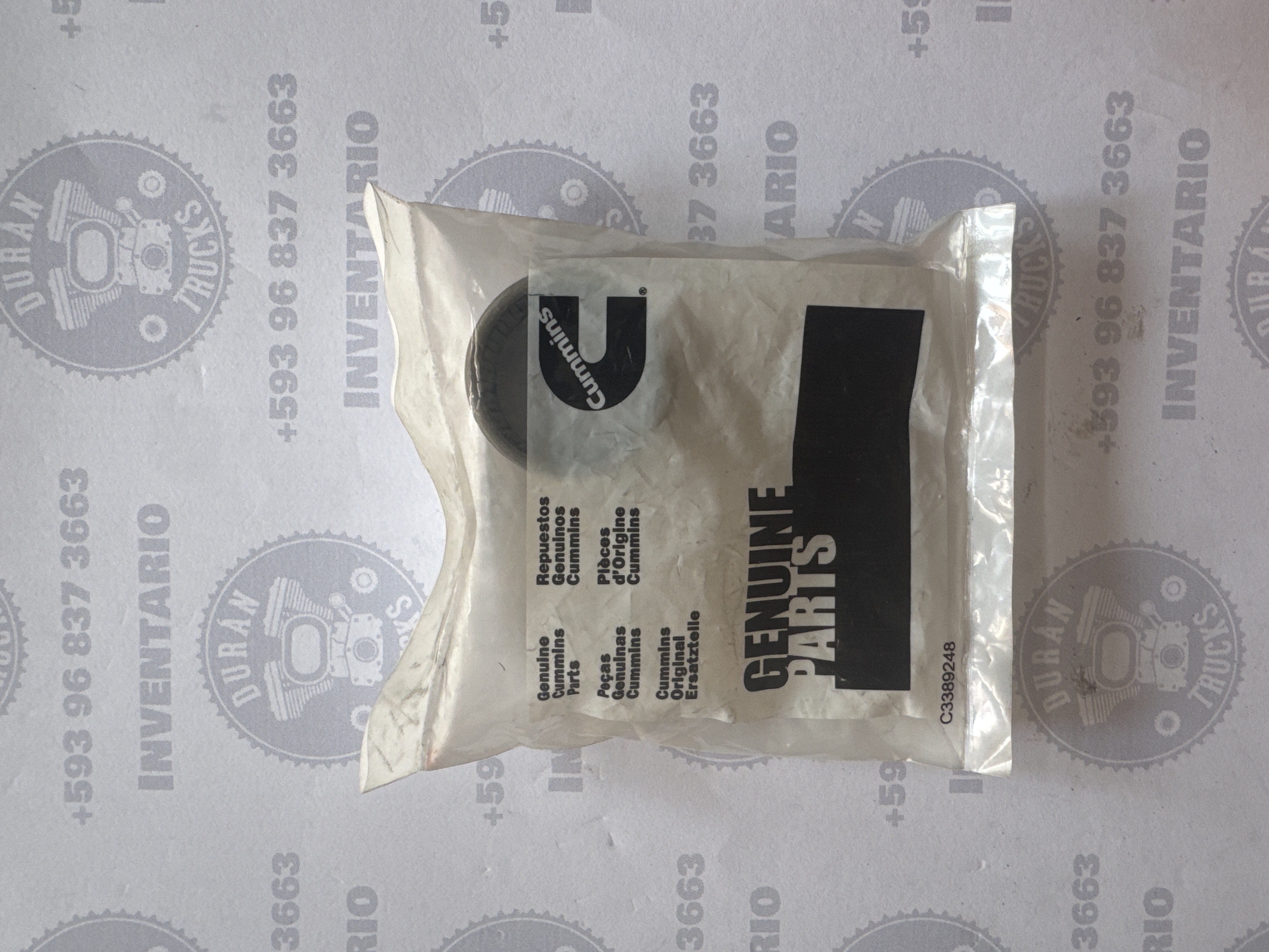 CANASTILLAS DE TAPA DE DISTRIBUCION ISM PARA BOMBA DE AGUA