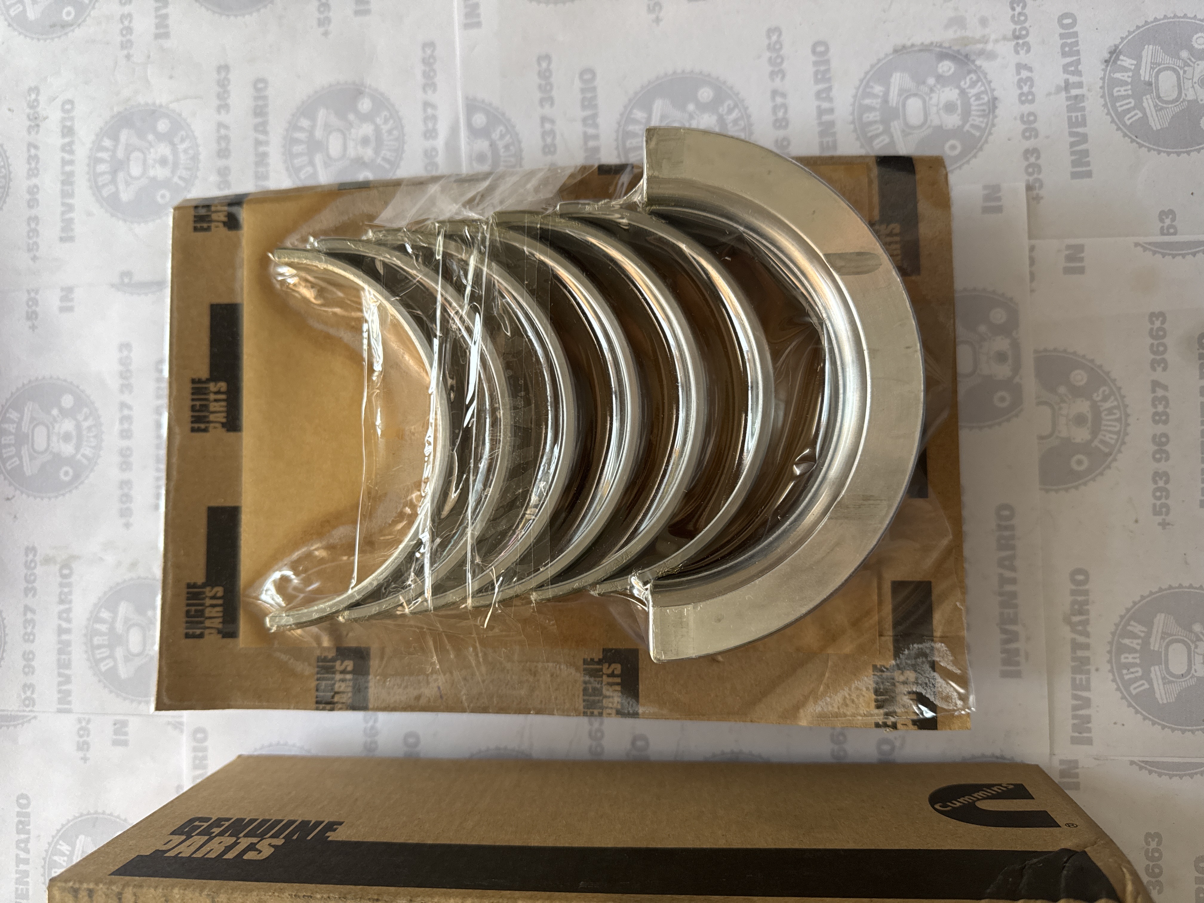 CHAPAS DE BANCADA AL 0.10 MOTOR CUMMINS 6CT