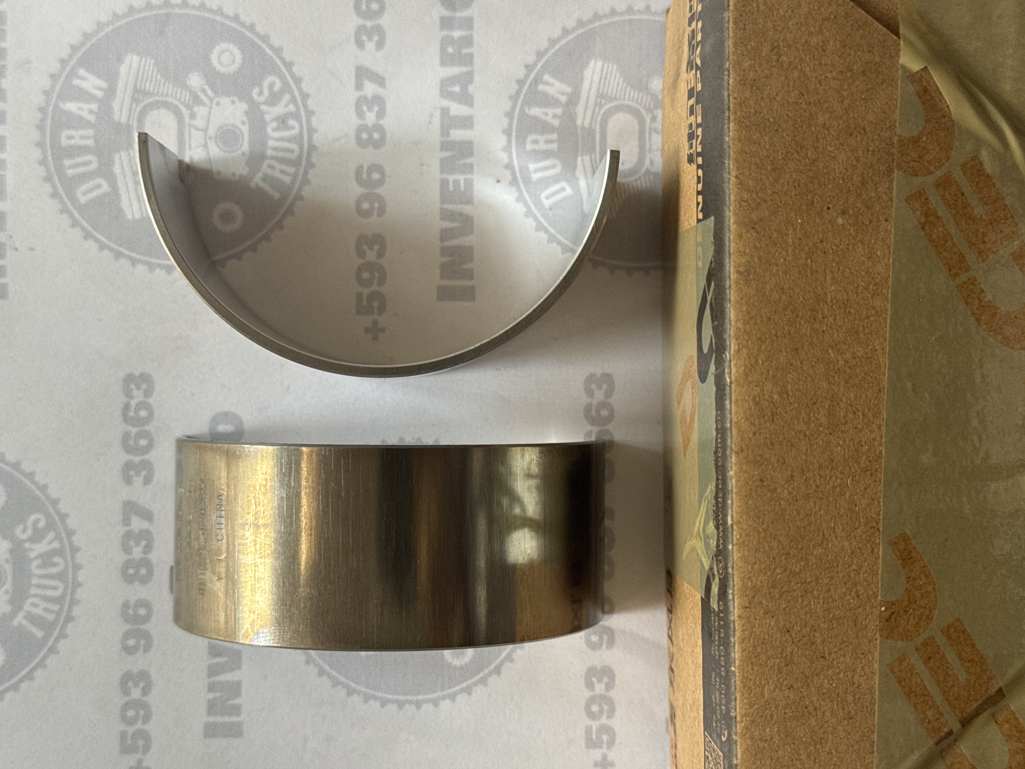 CHAPAS DE BIELA SUPERIOR STD CUMMINS 4BT - 6BT