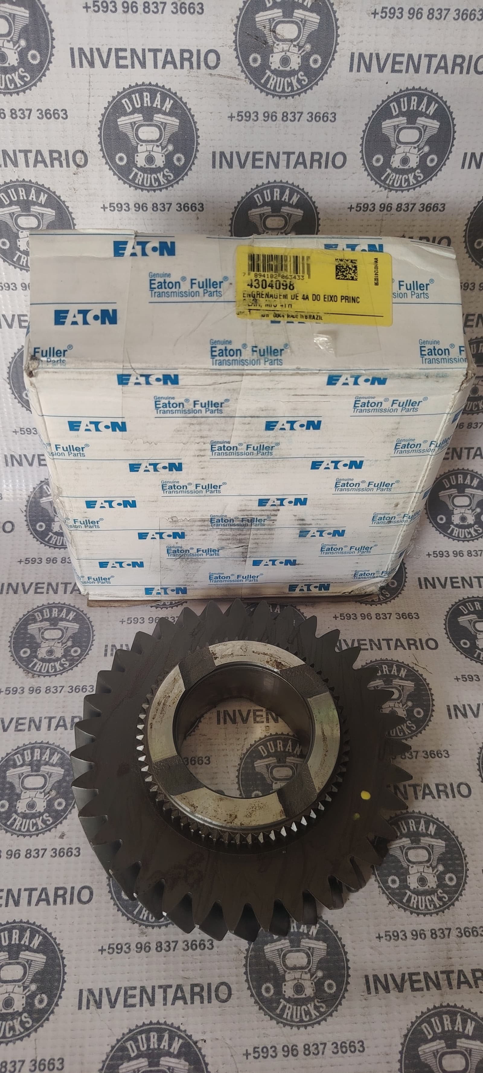 PIÑON 4ta CAJA DE CAMBIOS EATON BRAZIL EJE CORREDIZO
