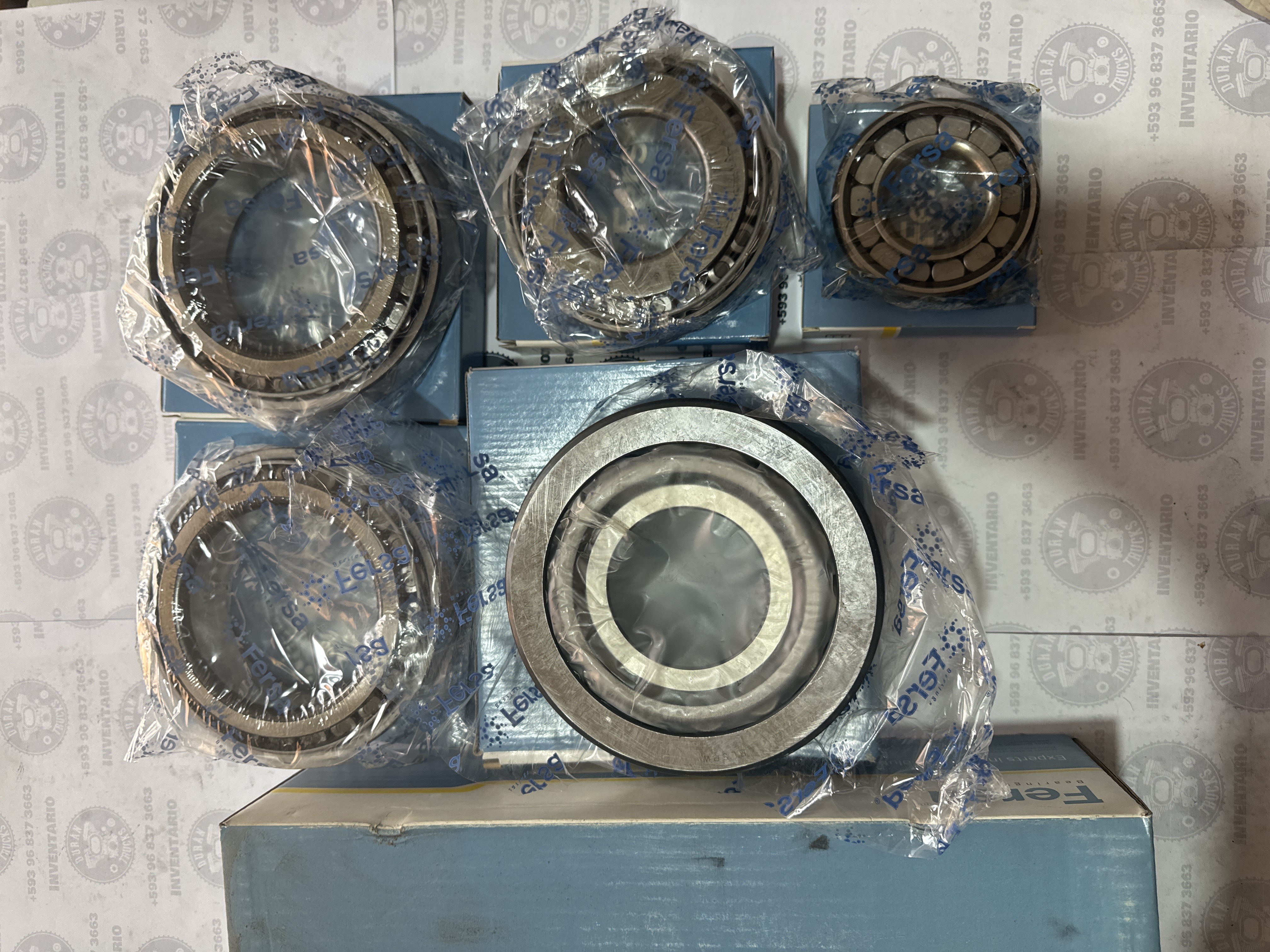 SET DE RODILLOS DE CORONA POSTERIOR ROCKWELL RS-23-160 KENWORTH  RS-23-161, RS-25-160, RS-26-160 SE PUEDE HACER PARA EL INTERNATIONAL CAMBIANDO EL UN RODILLO 594A/592A
