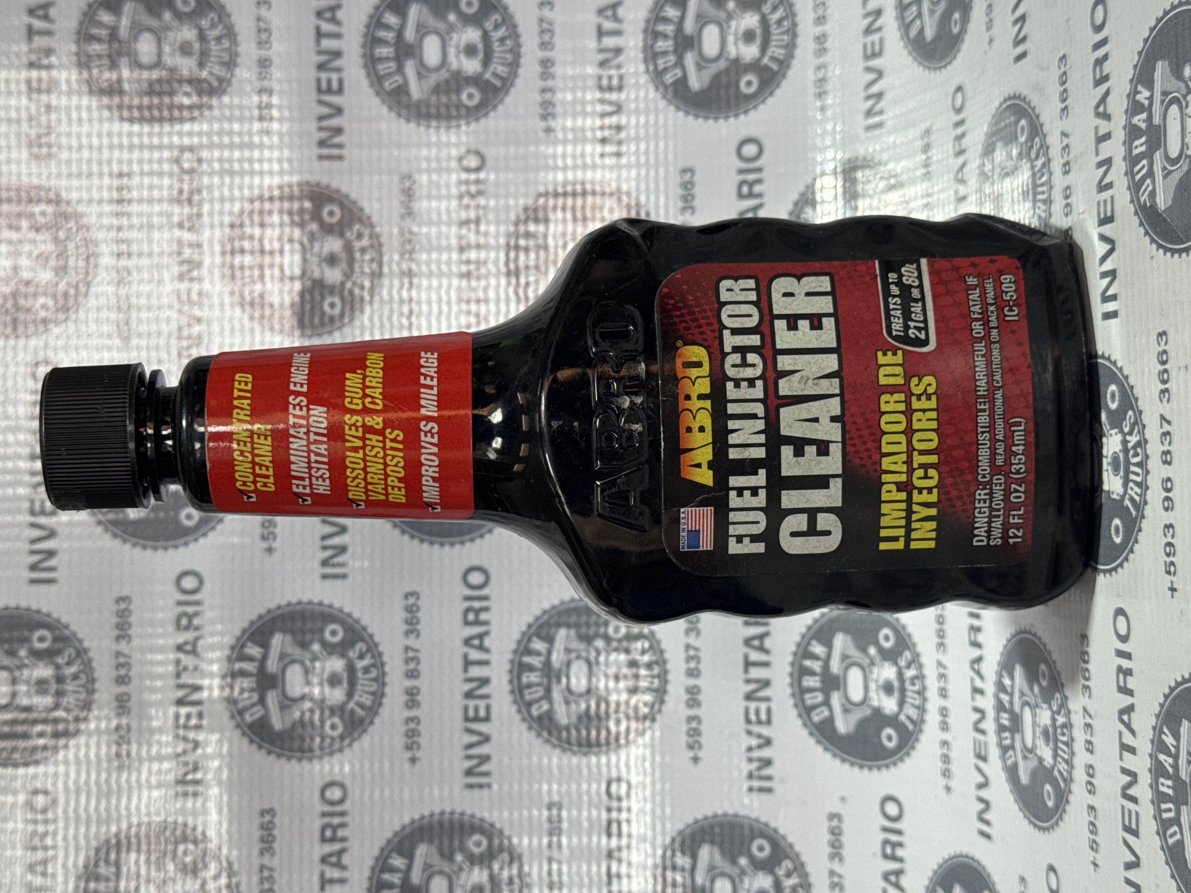 LIMPIADOR DE INYECTORES GASOLINA 12oz