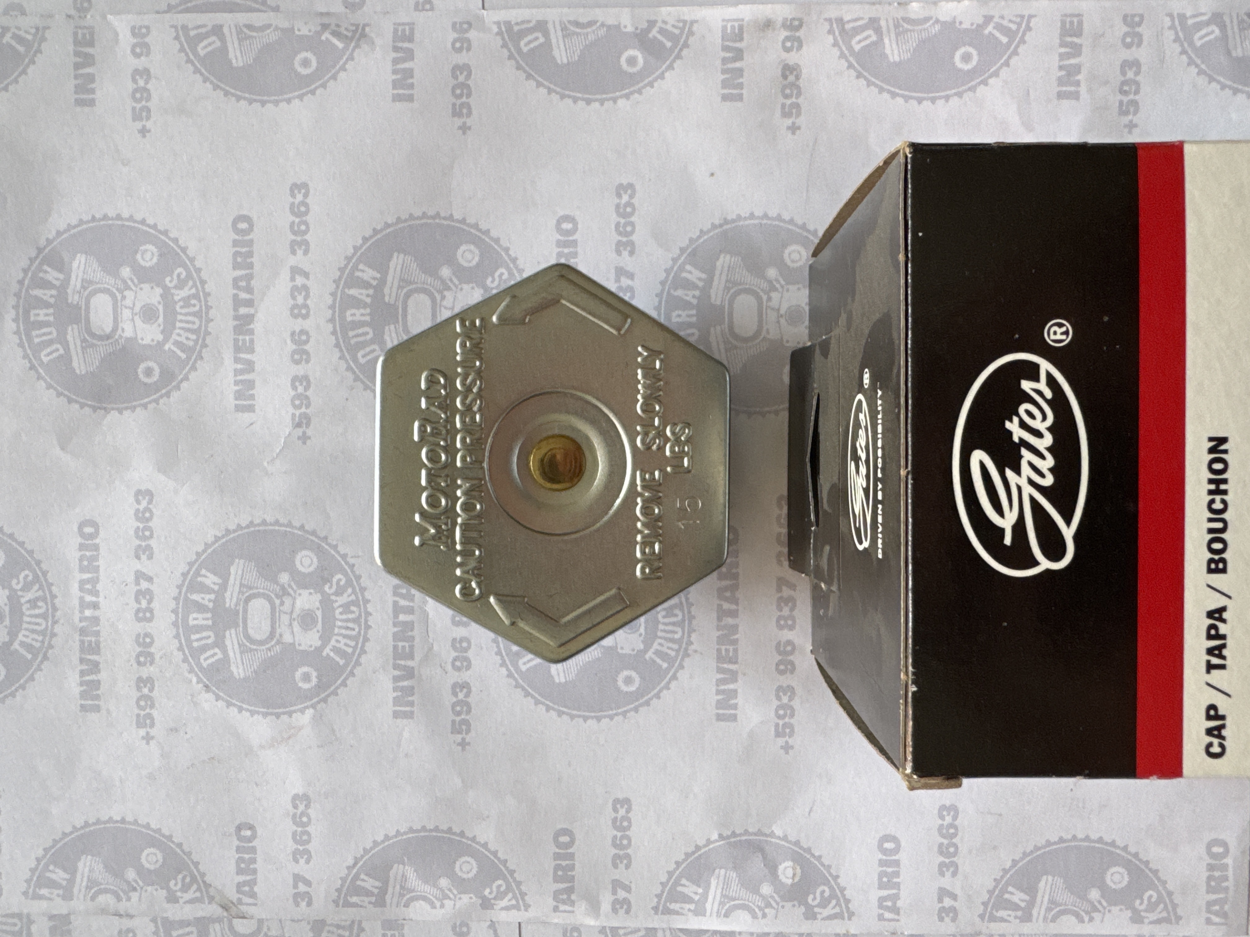 TAPA DE RADIADOR KENWORTH T370 15 LIBRAS