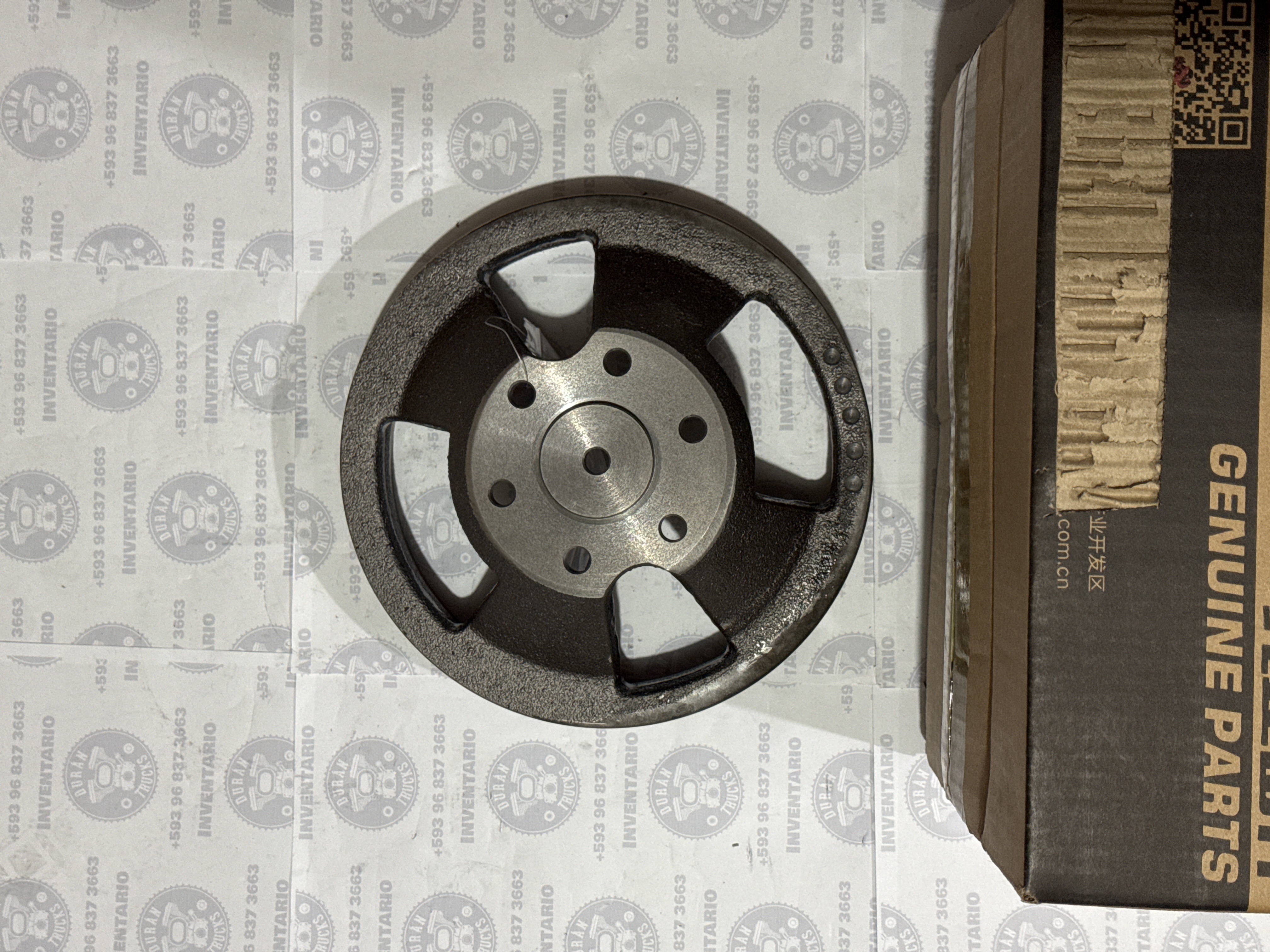 POLEA DE BANDA DE L VENTILADOR MOTOR CUMMINS ISZ