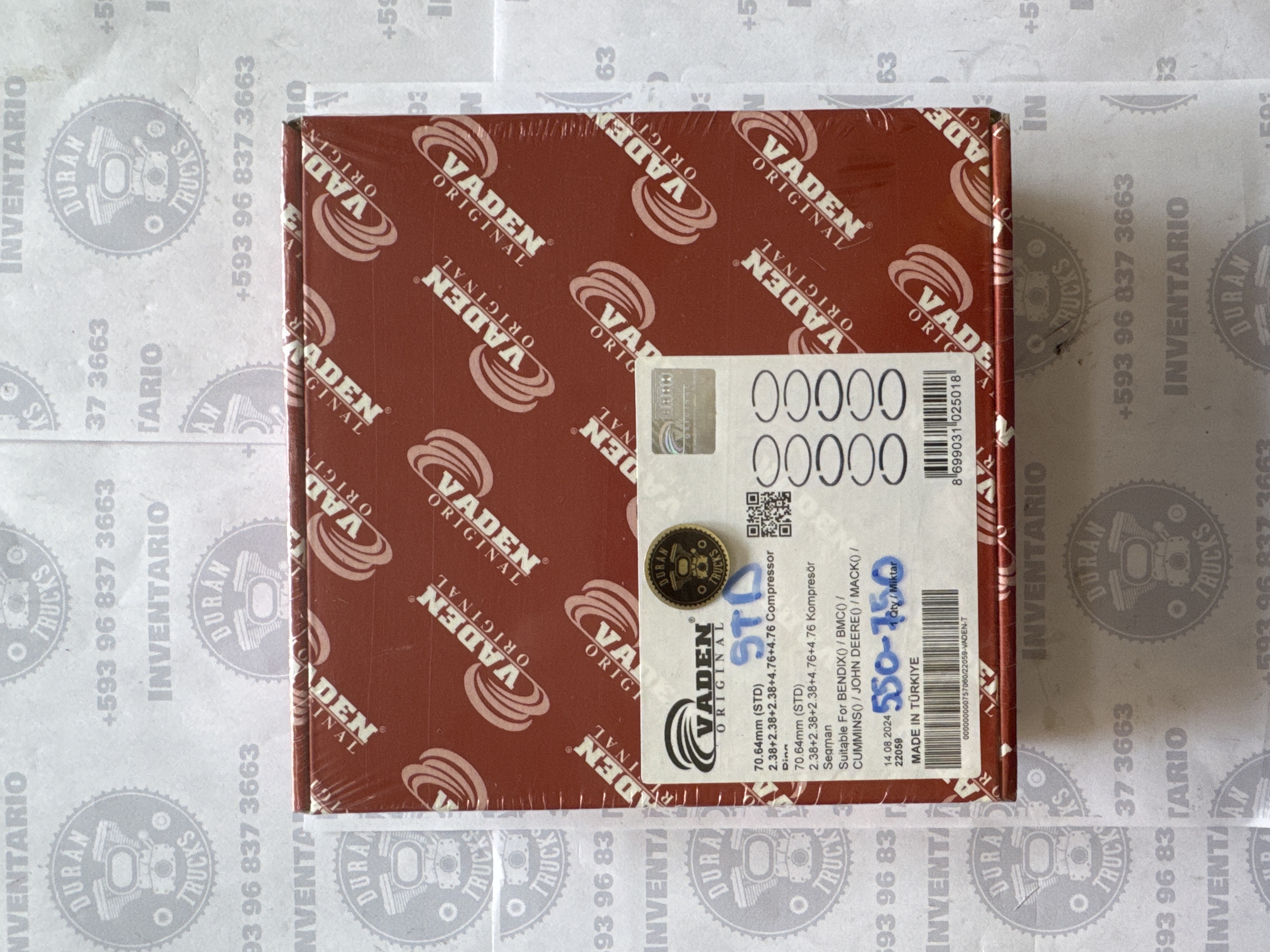JGO. DE RINES STD COMPRESOR TUFLO 550 Y 750