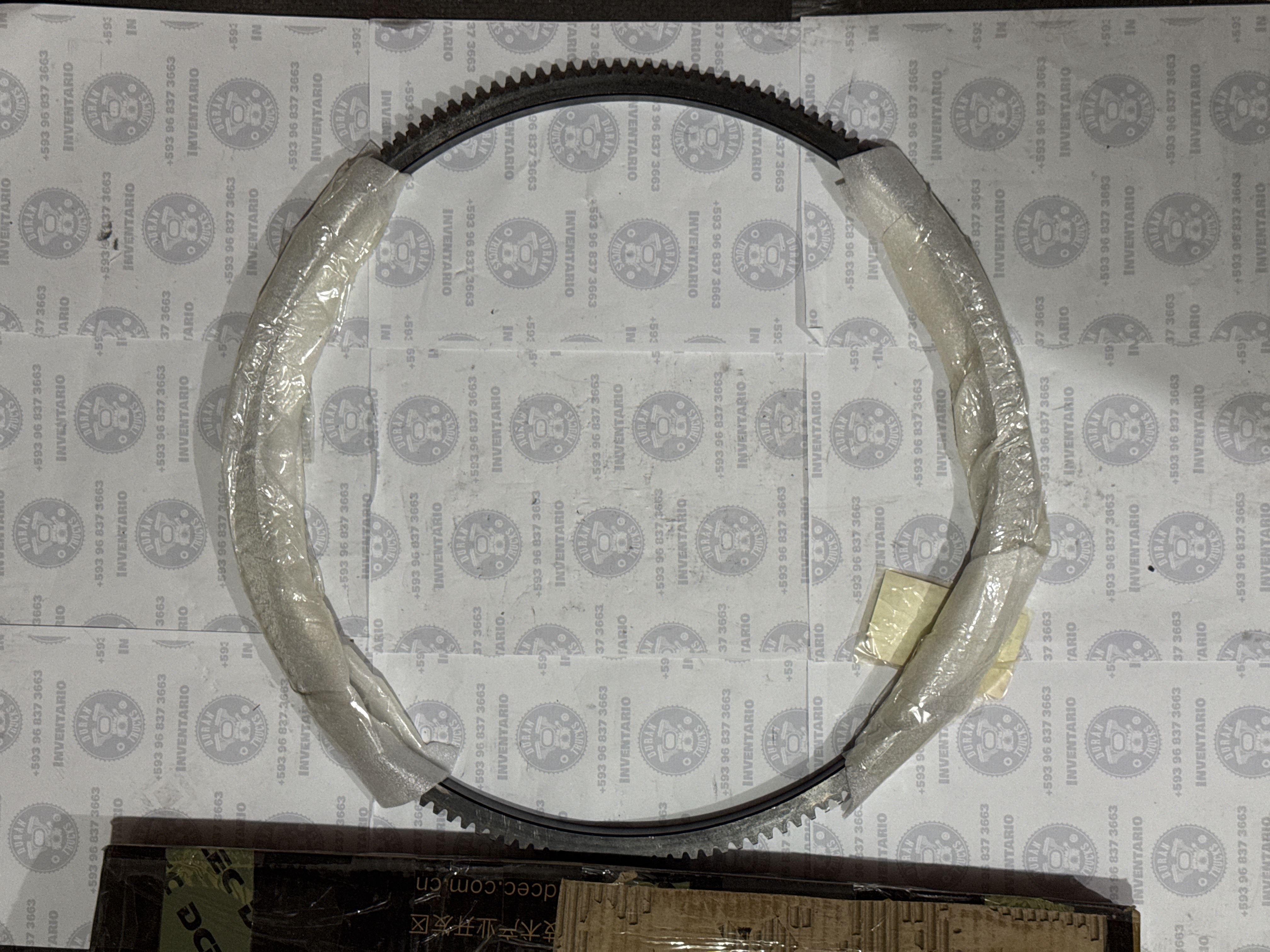CINTA DE VOLANTE DE MOTOR CUMMINS ISC ISL 6CT 158 DIENTES