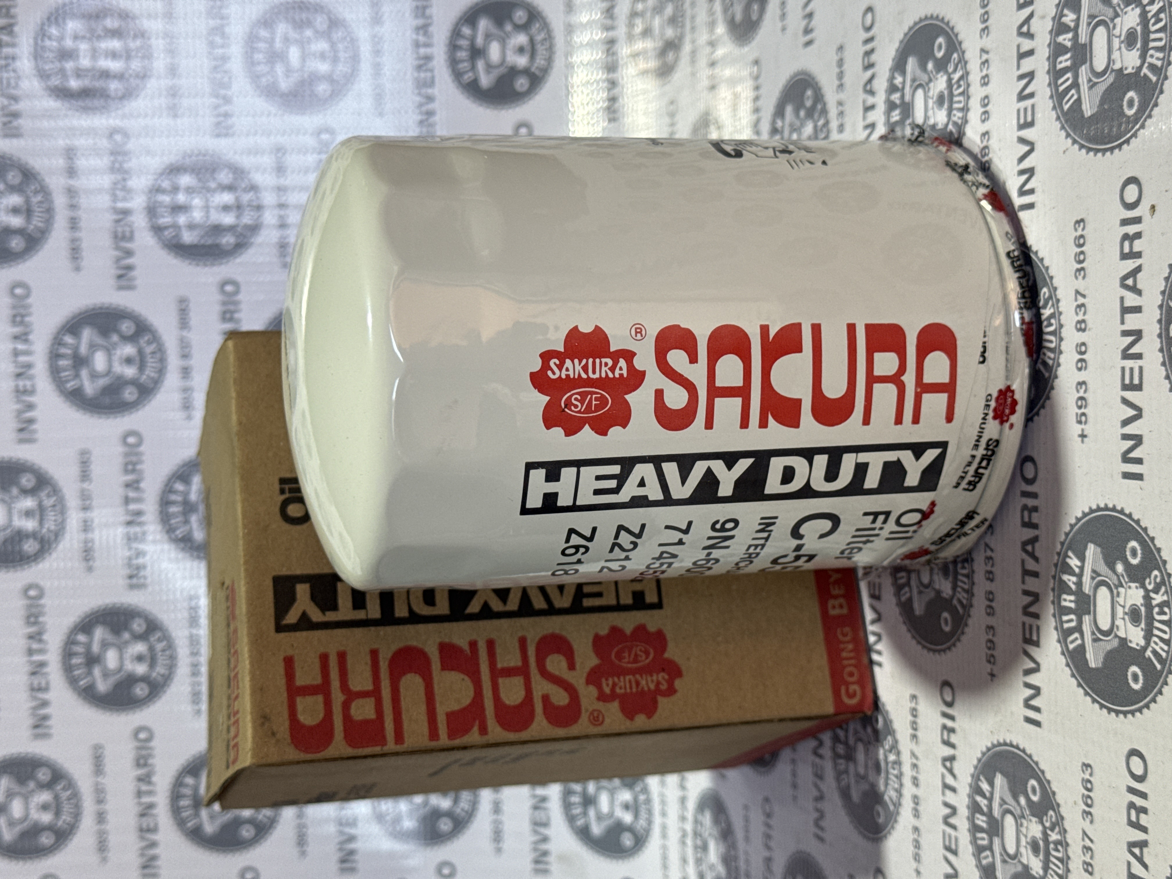 FILTRO DE ACEITE ISUZU FVR CATERPILLAR