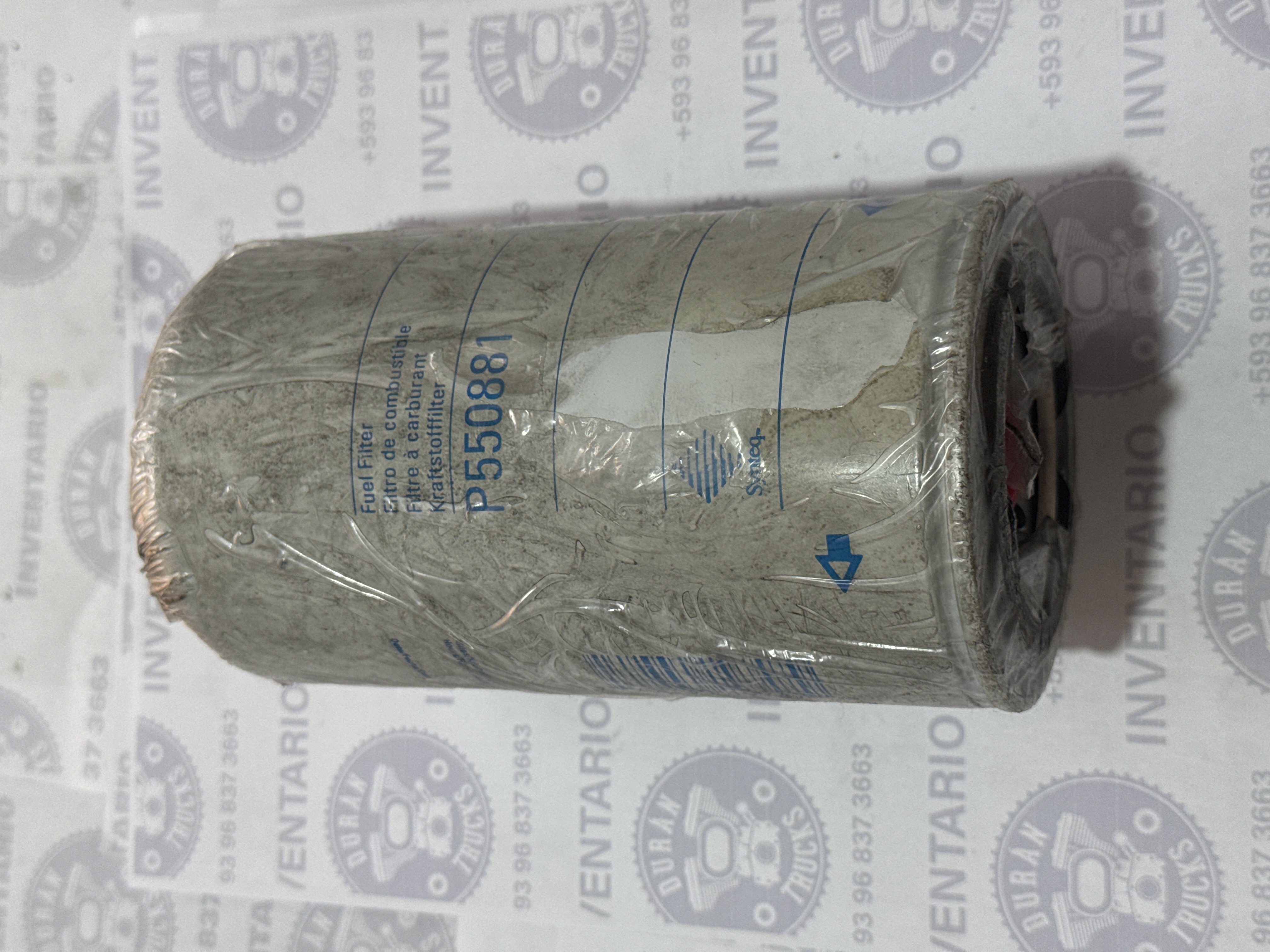 FILTRO DE COMBUSTIBLE MOTOR CATERPILLAR 